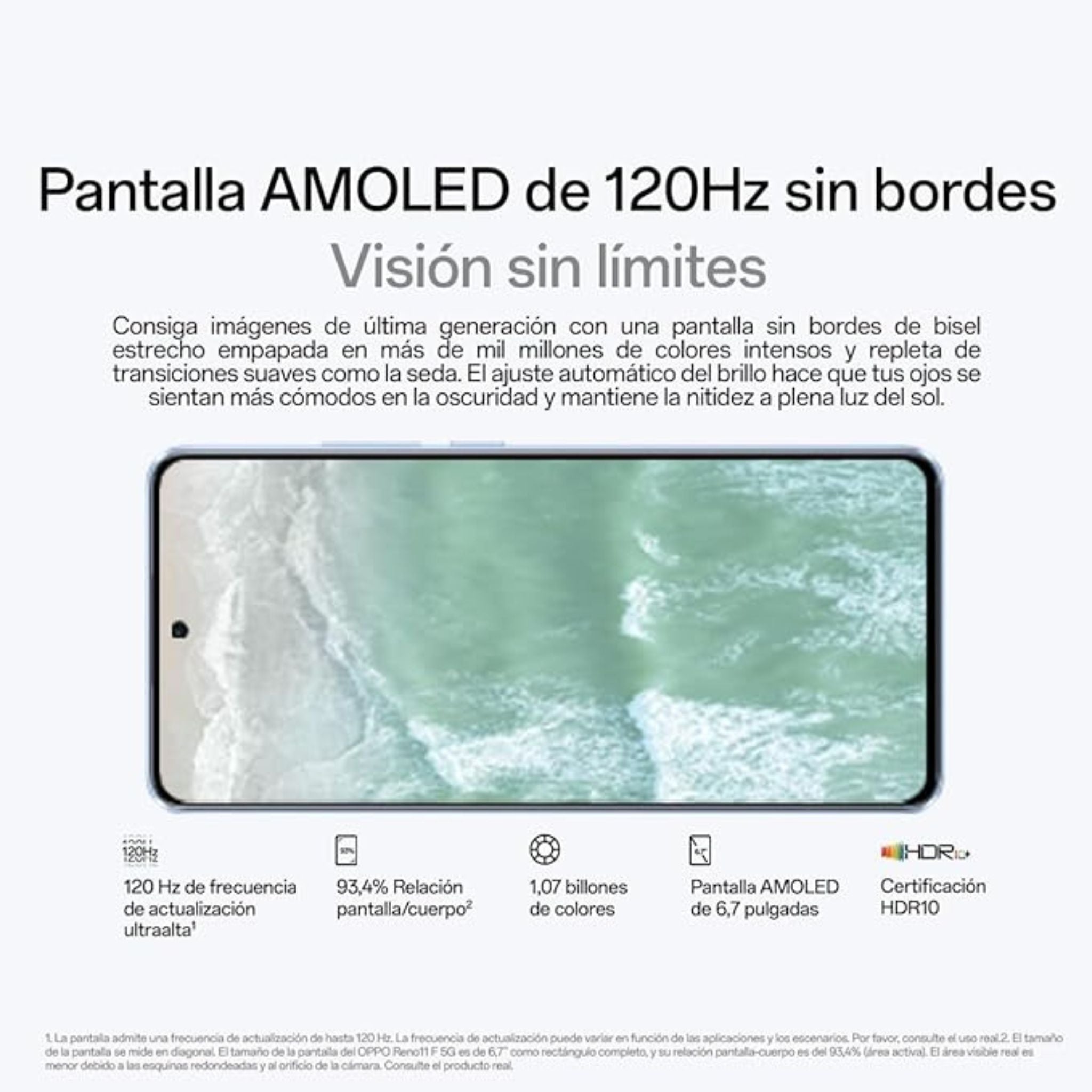 OPPO Reno11 F 5G, Dual SIM  8GB RAM 256GB - Global Version -Ocean Blue