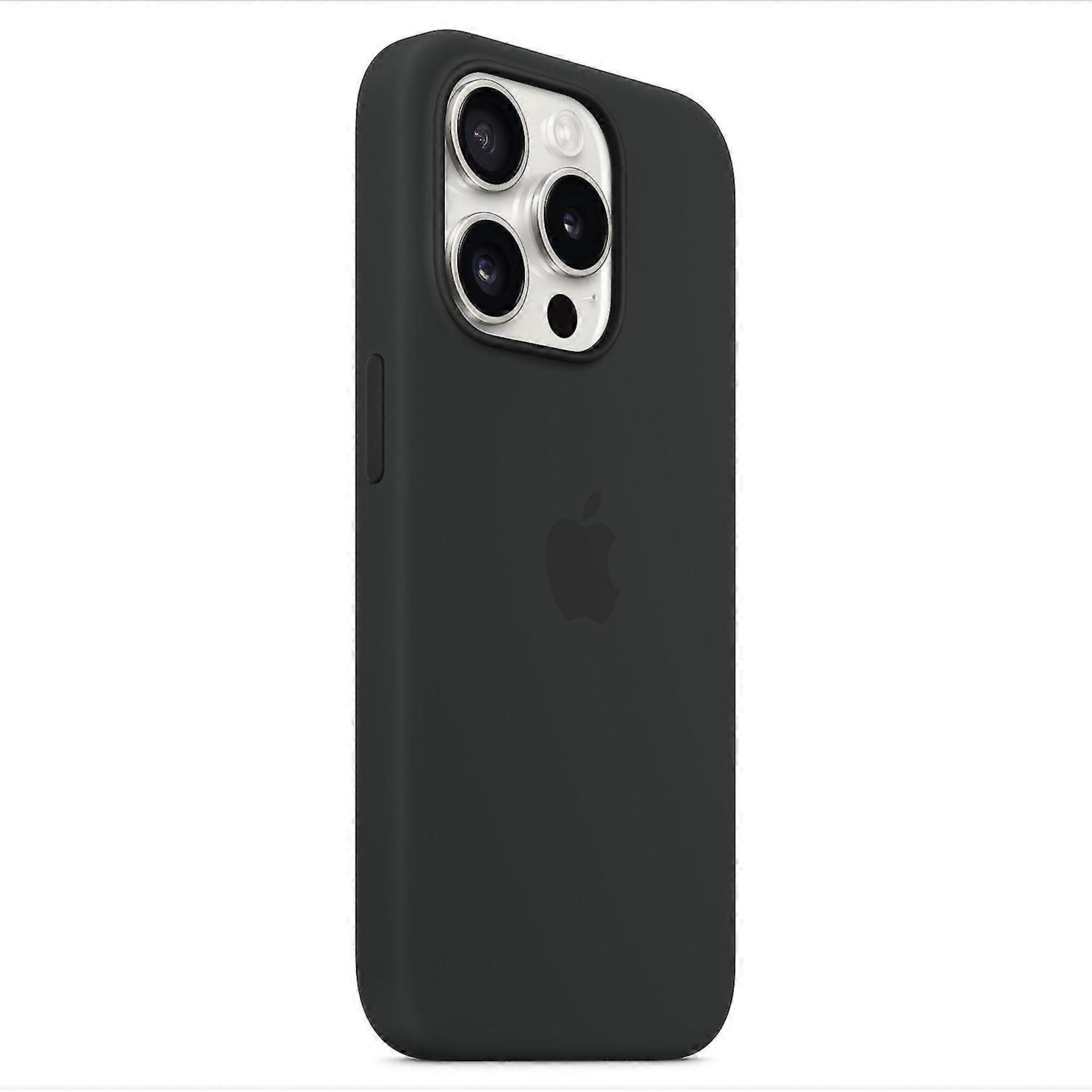 APPLE iPhone 15 Pro Max Silicone Case with MagSafe - Black