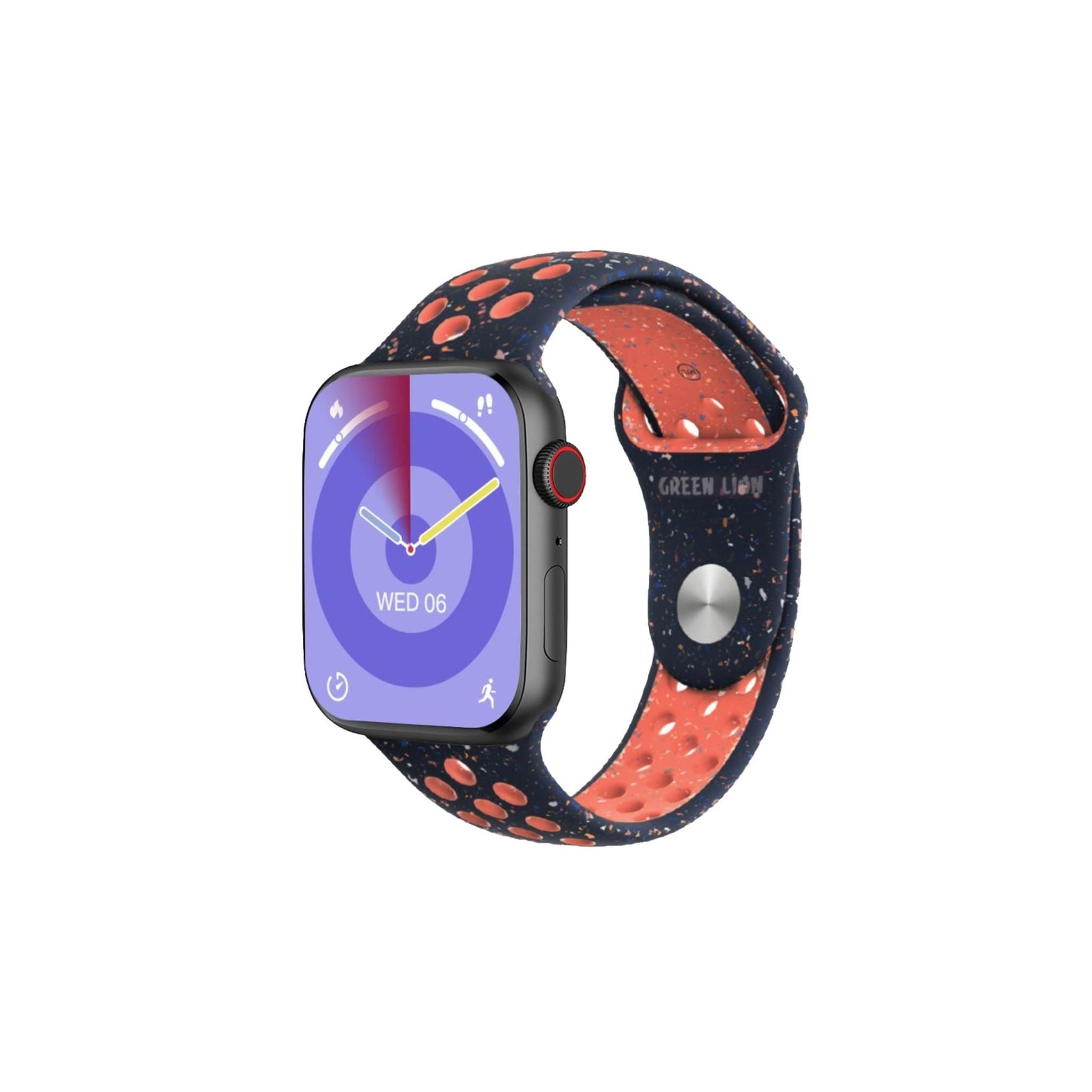 Ultimate Smart Watch with Bedside Lamp Mode, Heart Rate & Sleep Monitoring, 2.01" Screen, 10 Days Standby Time, ChatGPT Support, Double Tap Function - Black