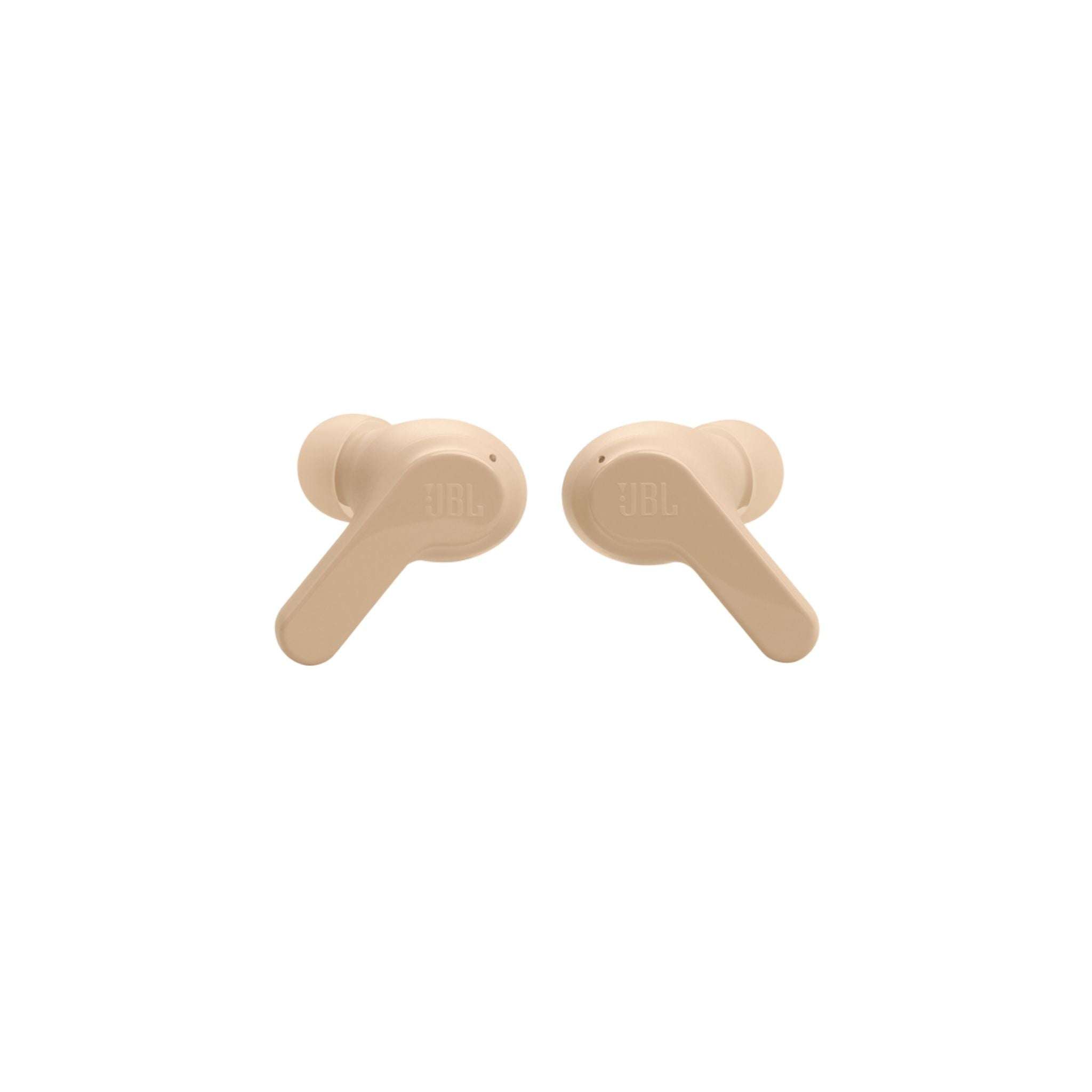 JBL Wave Beam True Wireless Earbuds, Deep Bass, Comfort Fit, 32H Battery, Smart Ambient, TalkThru, Hands-Free + VoiceAware, Water and Dust Resistant-Beige