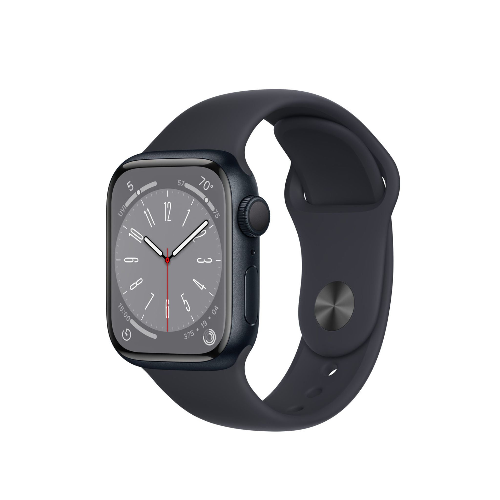 Apple Watch Series 8 GPS 41mm Aluminium Case With Sport Band Midnight Sport Band