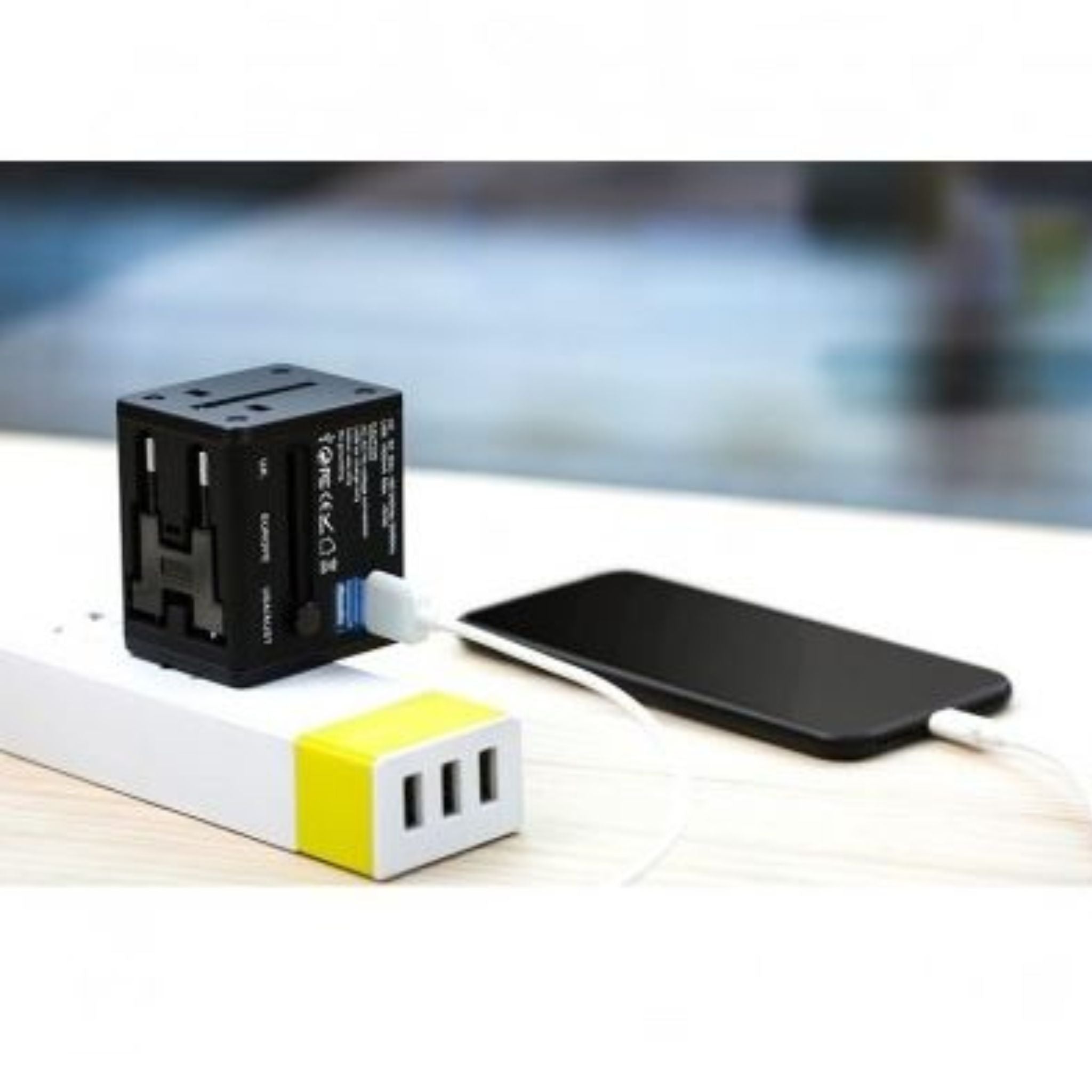 EARLDOM UNIVERSAL ADAPTER DUAL USB PORT ES-LC10