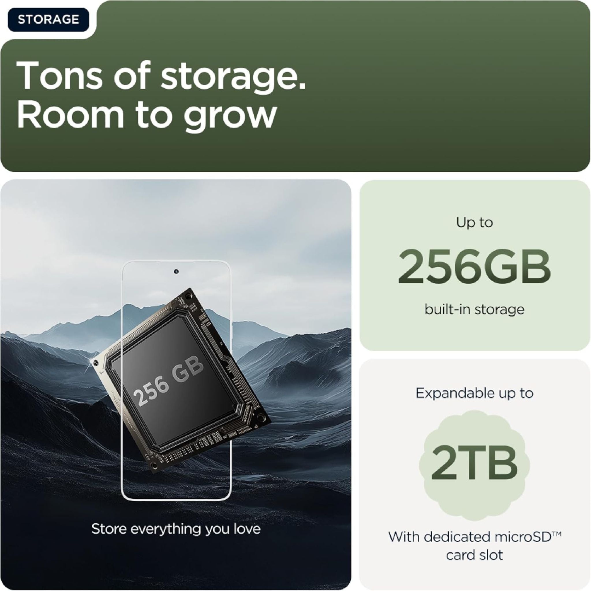 Motorola Moto G56 5G, 12GB RAM 256GB ROM - International Version - Pantone Dill