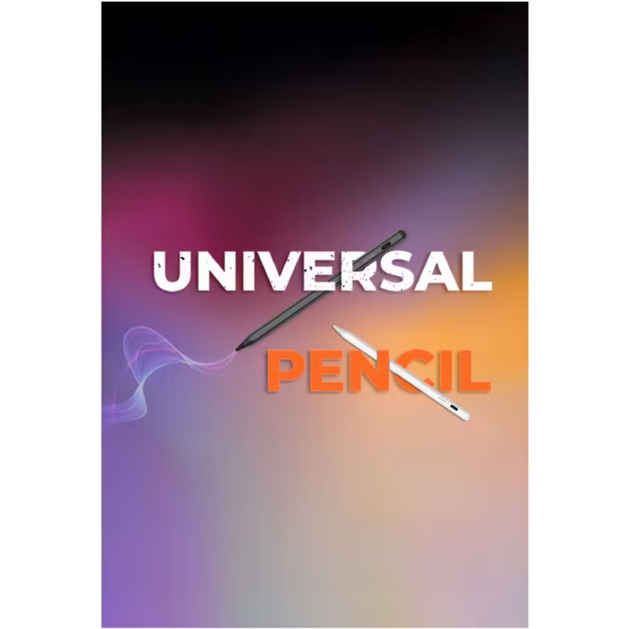 Porodo Universal Pencil For Mobile and Tablet with 1.5mm Tip, 30 Days Standby Time, 8 to 10 Hours Working Time, 1.5 Hours Charging Time, 140mAh Battery Capacity - White