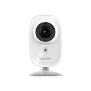 Belkin NetCam HD+ Wi-Fi enabled Camera works with WeMo, includes Night Vision, All Glass Wide Angle Lens, and Infrared Cut-off Filter