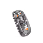 Close-up of a mechanical keyboard switch on a white background