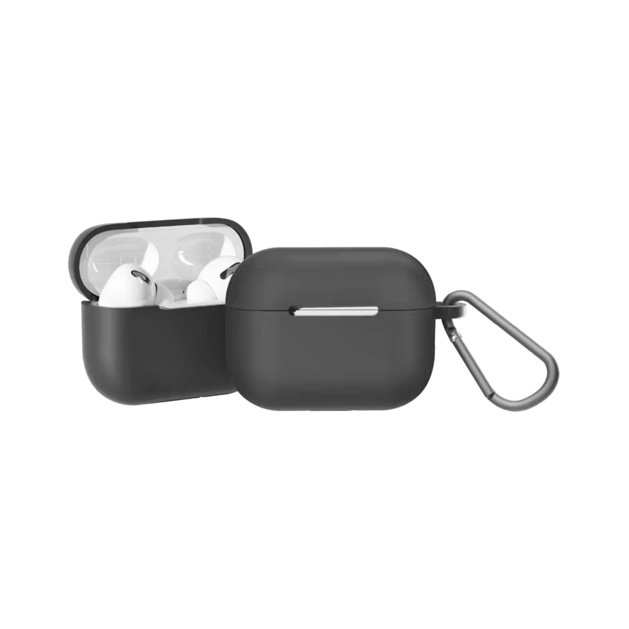 Green Lion Berlin Series Silicone Case for Airpods Pro 2 with Full Protection Design, Slim & Lightweight, Anti Fingerprints, Anti Scratch, Premium Quality, Unique Design - Black