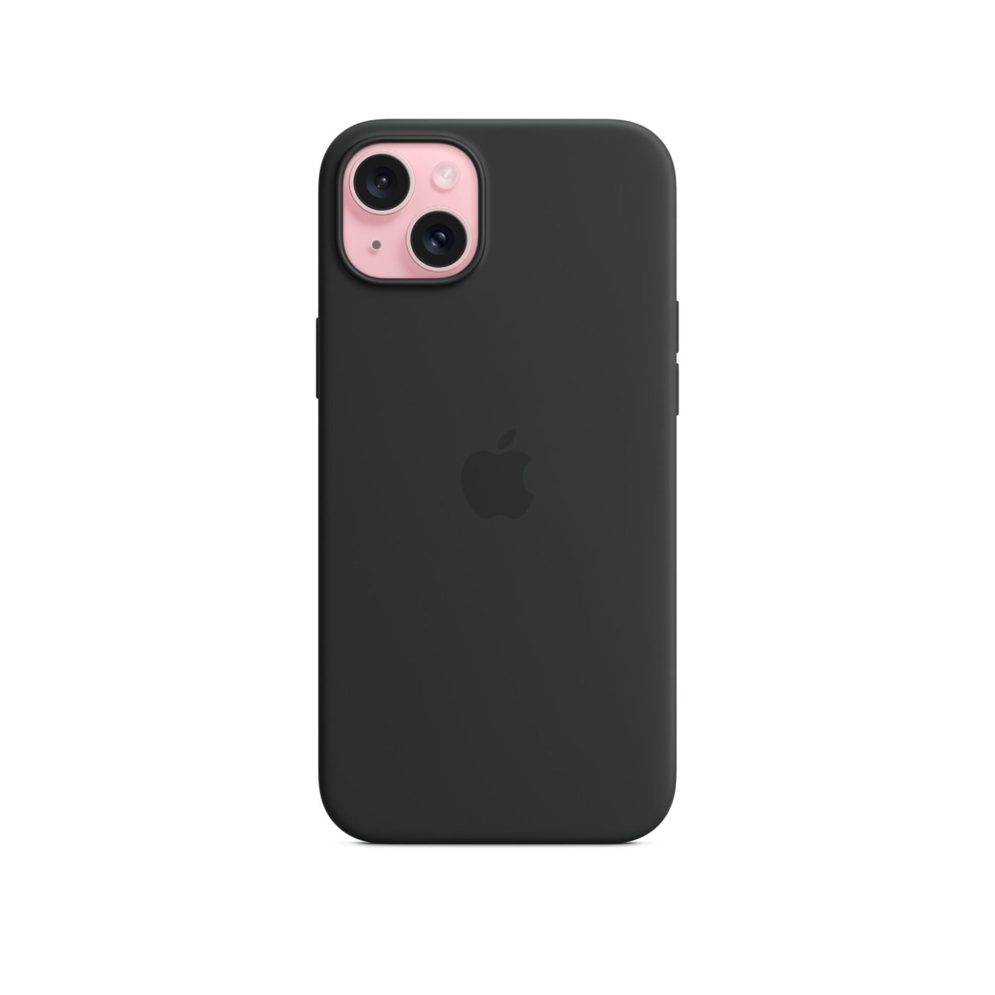 APPLE iPhone 15 Plus Silicone Case with MagSafe -MT103_Black