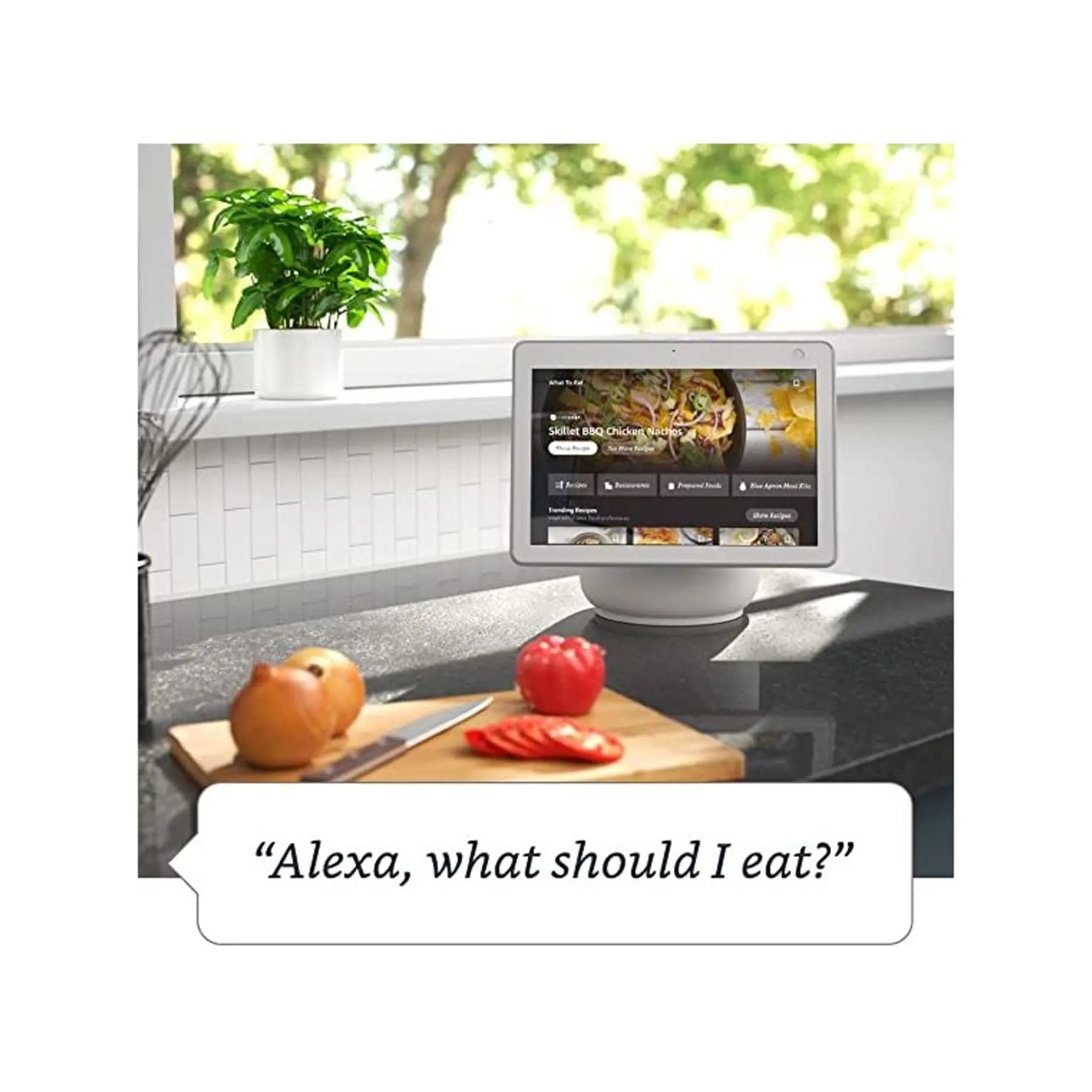 Amazon Echo Show 10 (3rd Gen) HD Smart Display with Motion and Alexa - Glacier White