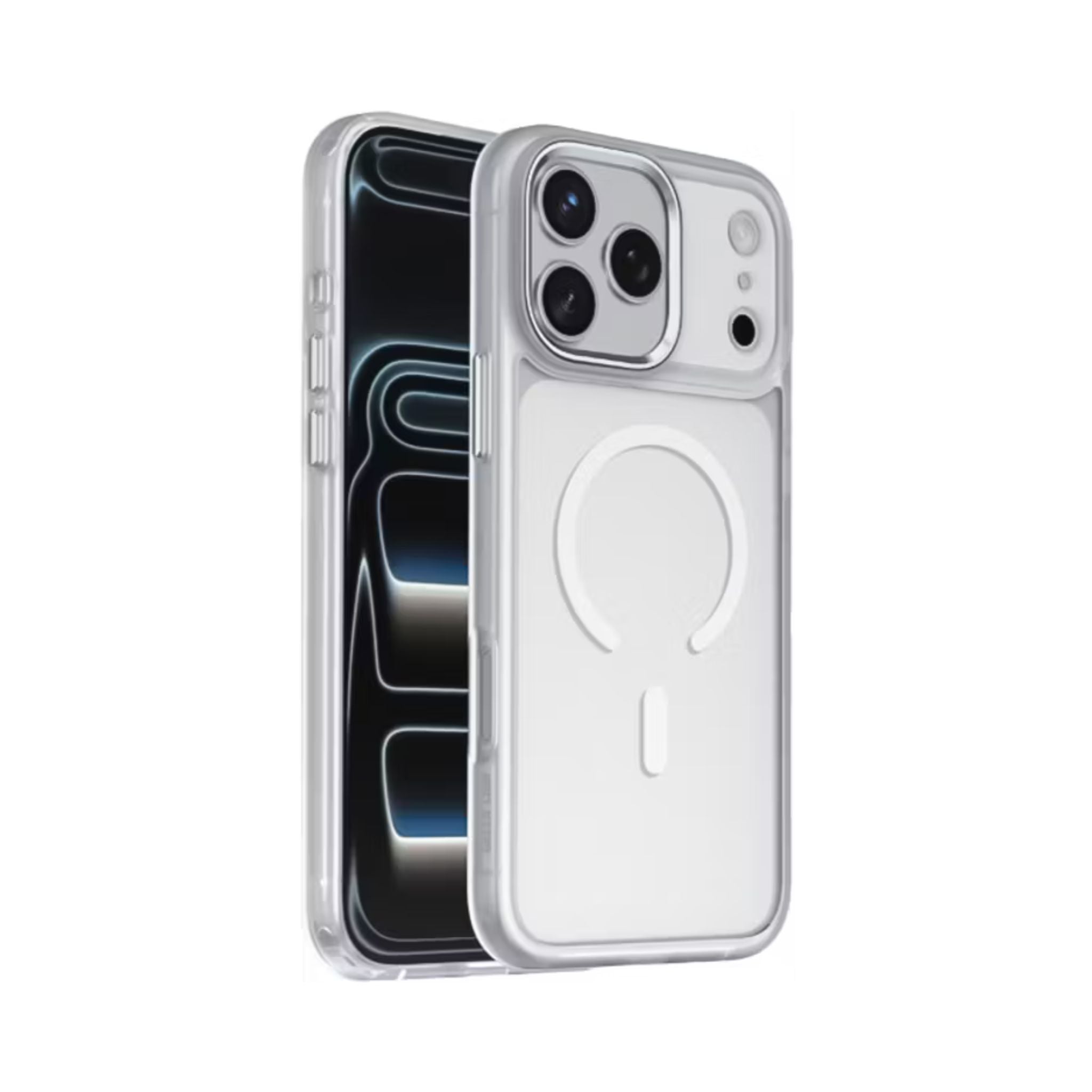 Green Lion Titan MagSafe Case for iPhone 17 Pro Max, Drop & Camera Protection, Military-Grade Shockproof, Comfortable Grip, Anti-Scratch - Silver