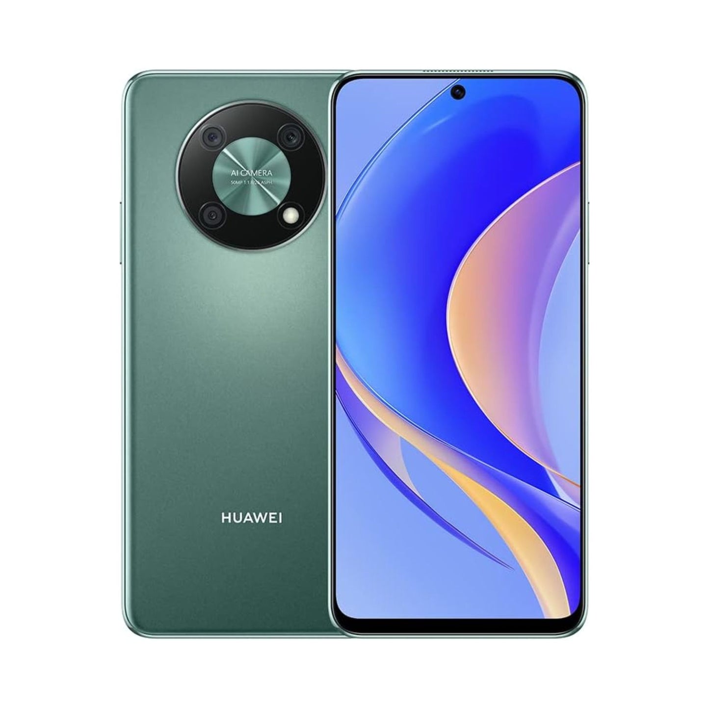 HUAWEI nova Y90 Smartphone 6.7inch Display, 8GB RAM+128GB ROM, 50MP+2MP+2MP Triple Camera, 5000mAh Battery, 66W Super Charge, Dual SIM_Green