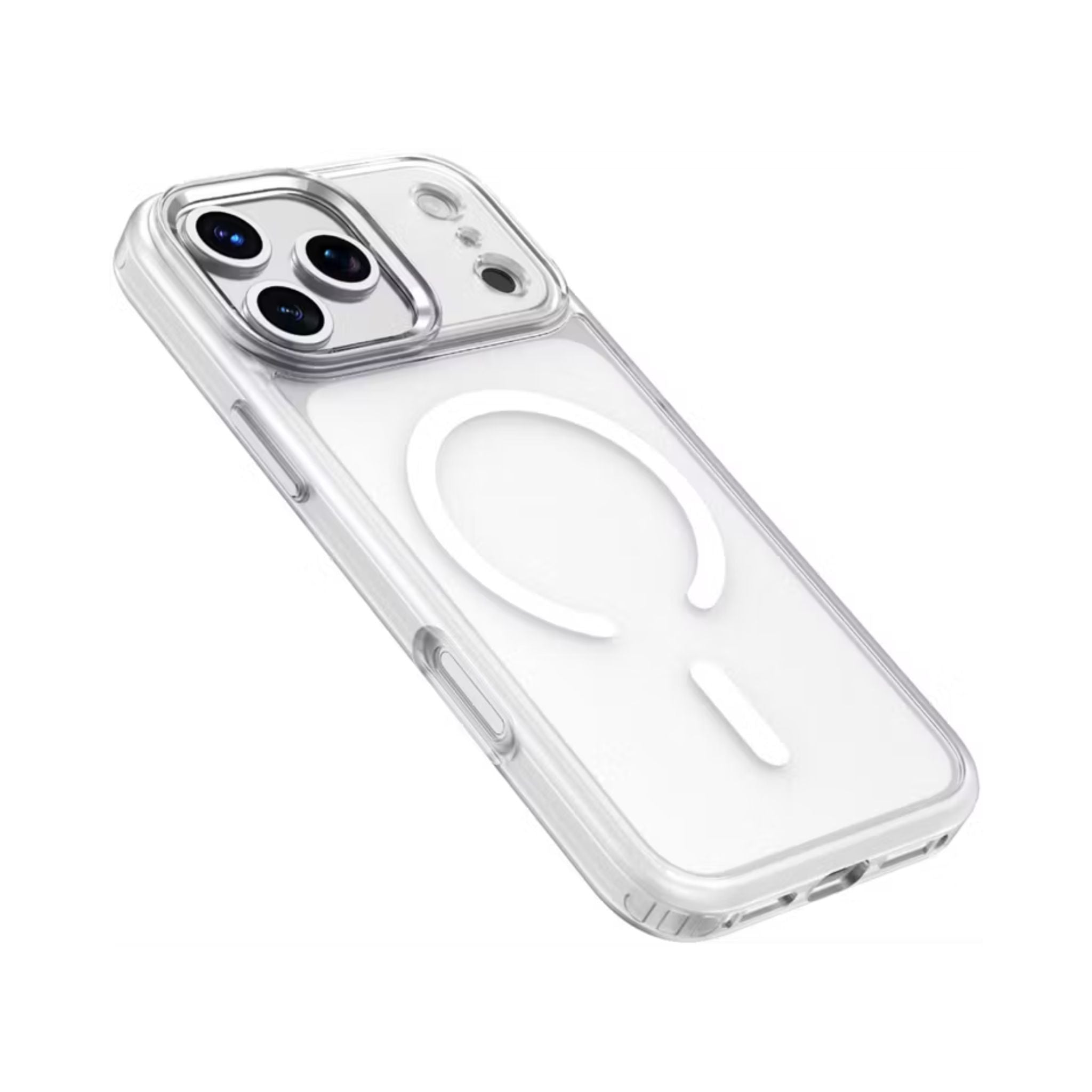 Green Lion Titan MagSafe Case for iPhone 17 Pro Max, Drop & Camera Protection, Military-Grade Shockproof, Comfortable Grip, Anti-Scratch - Silver