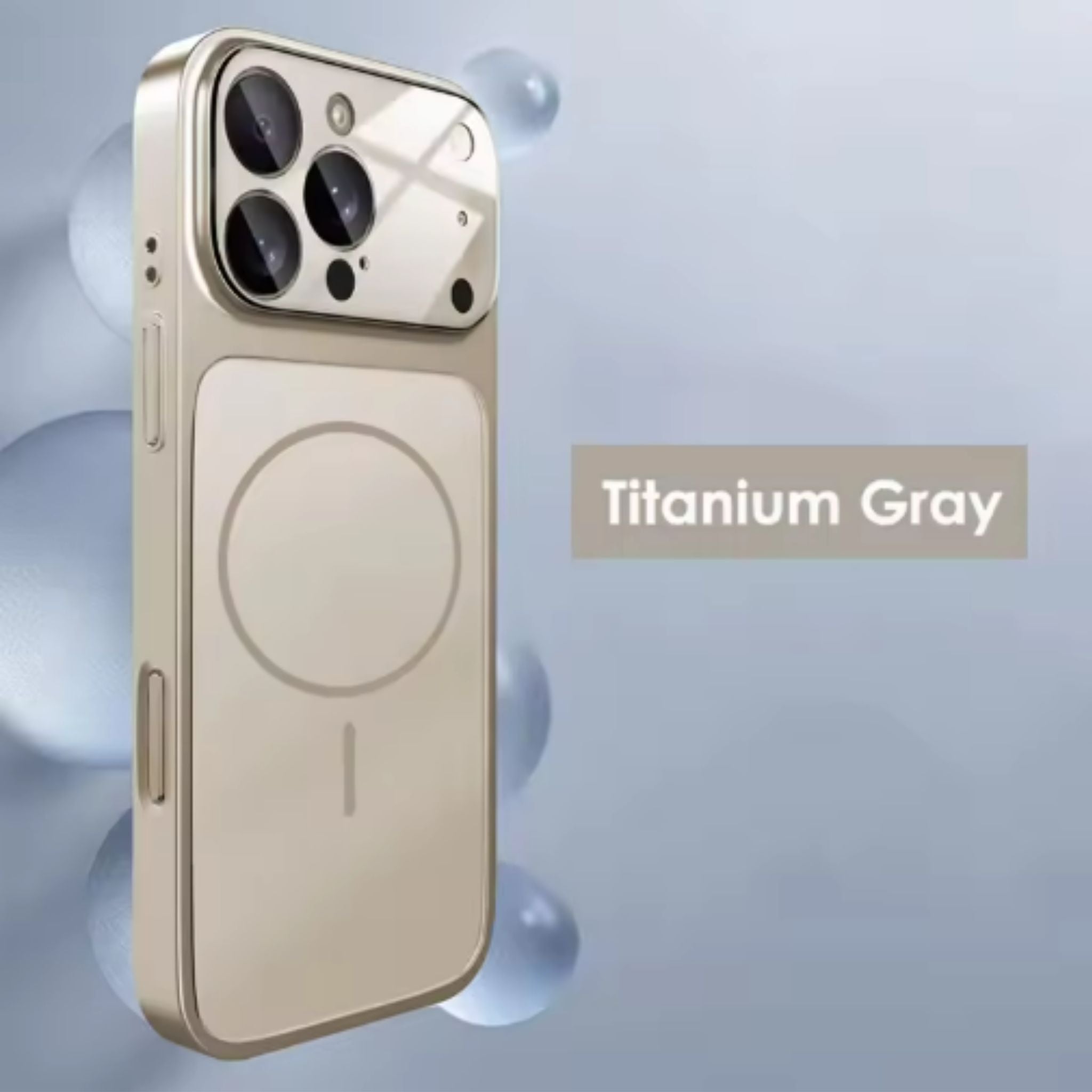 Luxury Magnetic Phone Case for iPhone 17 Pro Max Air 16 15 14 13 12 Pro Max -Nano Glass Camera Protection Hard PC Shockproof Cover