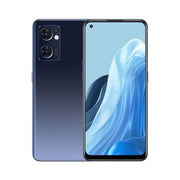 Oppo Find X5 Lite smartphone in Starry Black color, displaying its front screen and rear camera setup.