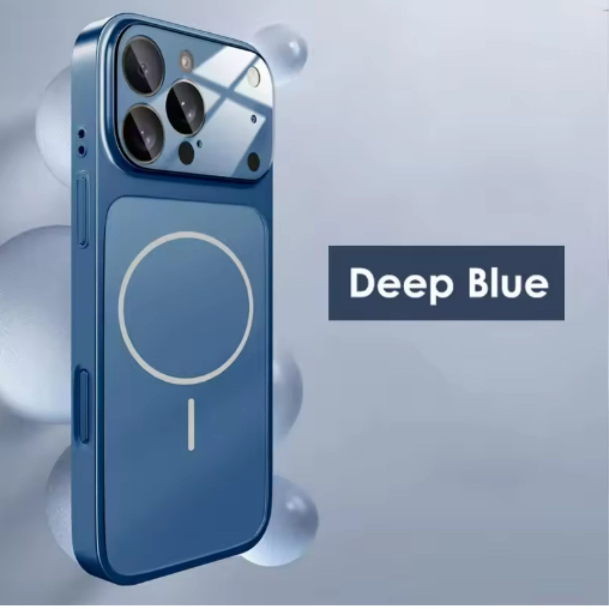 Luxury Magnetic Phone Case for iPhone 17 Pro Max Air 16 15 14 13 12 Pro Max -Nano Glass Camera Protection Hard PC Shockproof Cover