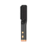 Green Lion Cordless Beard & Hair Straightener, Heating Fast, 3D Comb Teeth, Convenient Safety, Three-Speed Temperature Control, 40 Minutes Working Time - Black