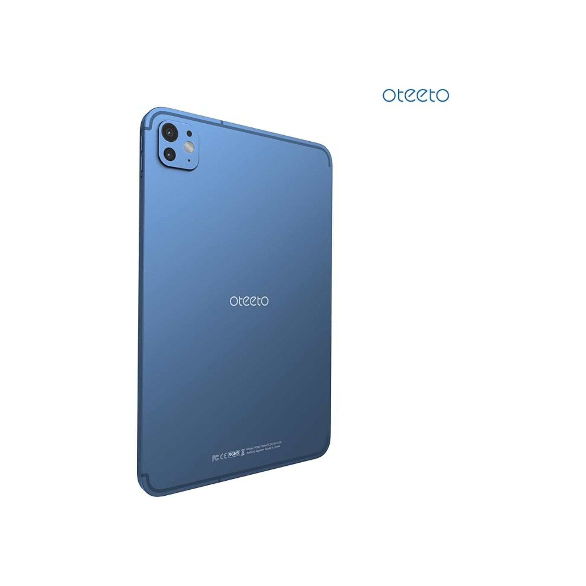 Oteeto TAB 15 ULTRA / 10.1 Inch / Android 14 / 5G Dual SIM / Octa Core 2.0GHz / Included Flip Cover, Keyboard & Touch Pen/ 12GB RAM + 512 GB ROM / 6000 mAh / 8MP + 13 MP Camera_Blue