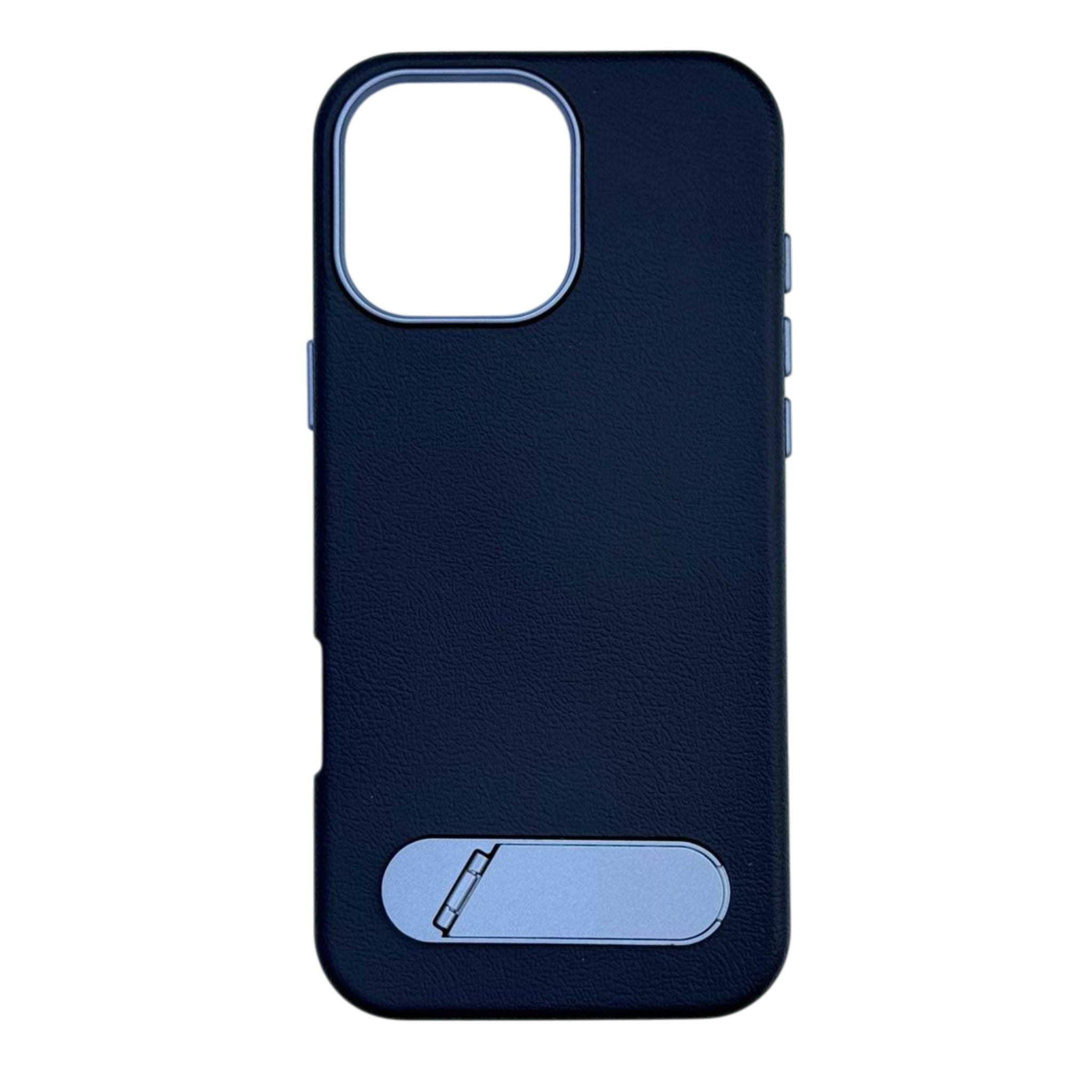 Maxora IPhone 16 Pro Max Leather Case with Kickstand