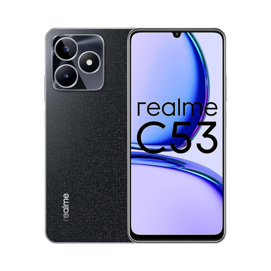 Realme C53 Dual-SIM 128GB ROM + 6GB RAM 4G (Mighty Black) - Middle East Version