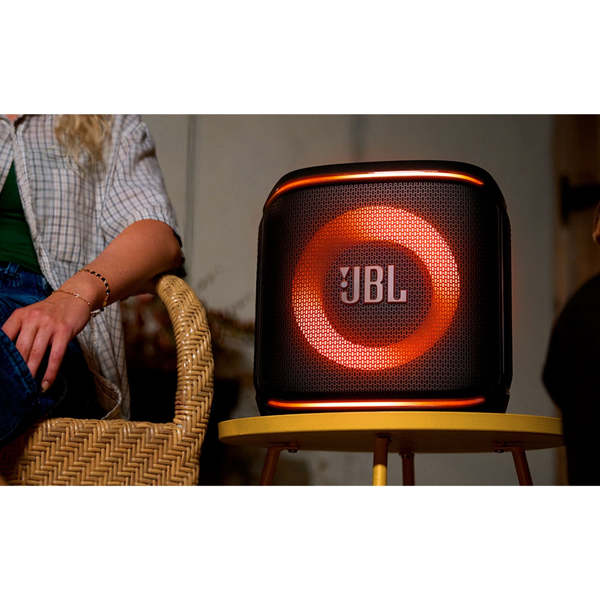 JBL PARTYBOX ENCORE 2 Portable Party Speaker with 2 Mic - Black