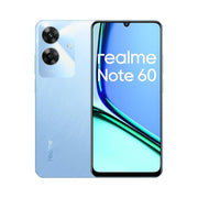 Realme Note 60 smartphone showing front and back on a white background