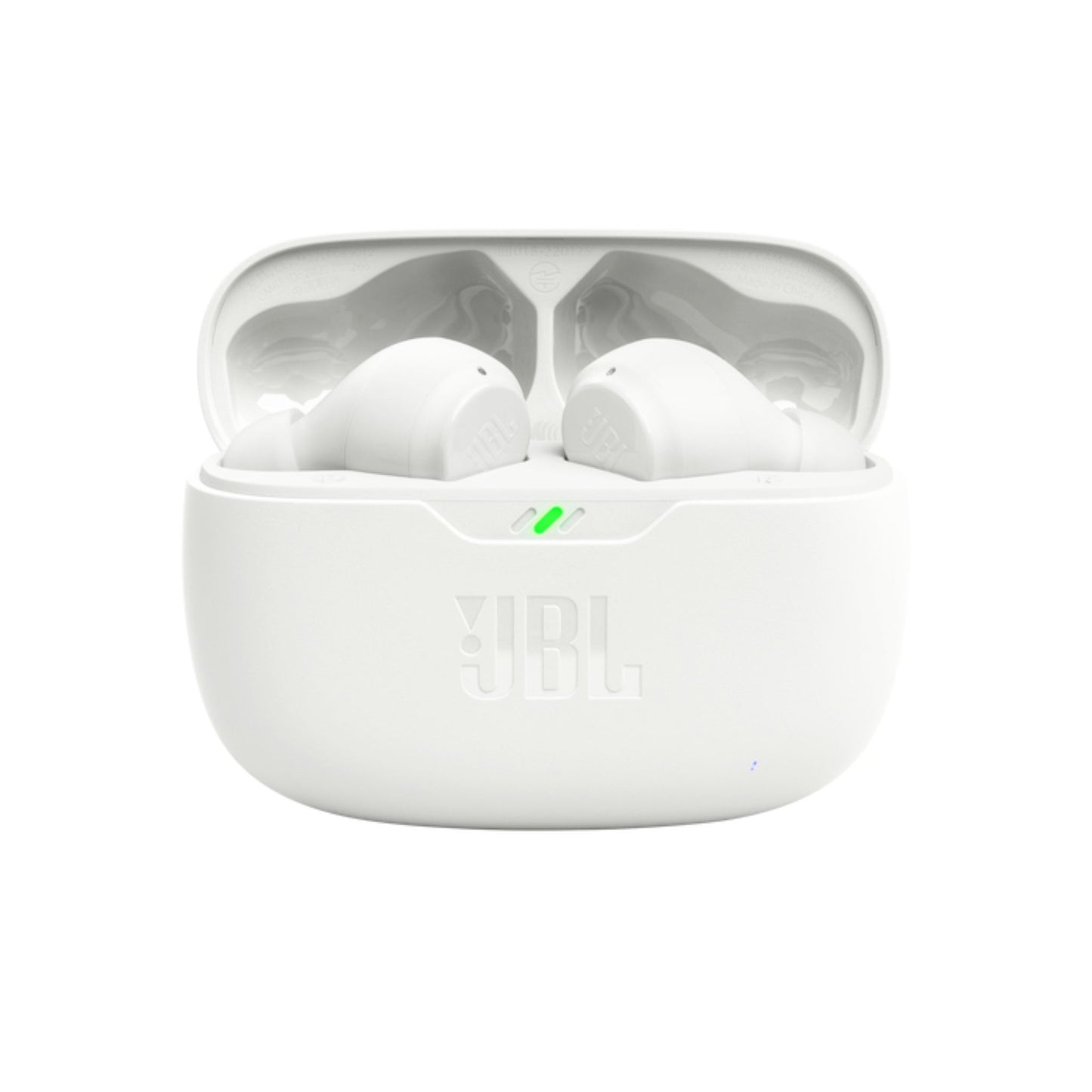 JBL Wave Beam True Wireless Earbuds, Deep Bass, Comfort Fit, 32H Battery, Smart Ambient, TalkThru, Hands-Free + VoiceAware, Water and Dust Resistant - White