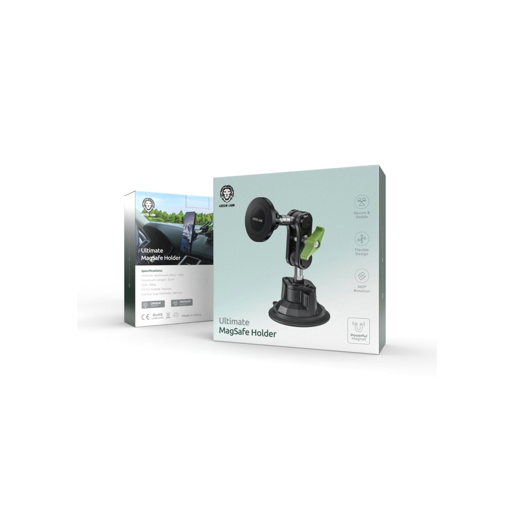 Green Lion Ultimate MagSafe Holder - Black
