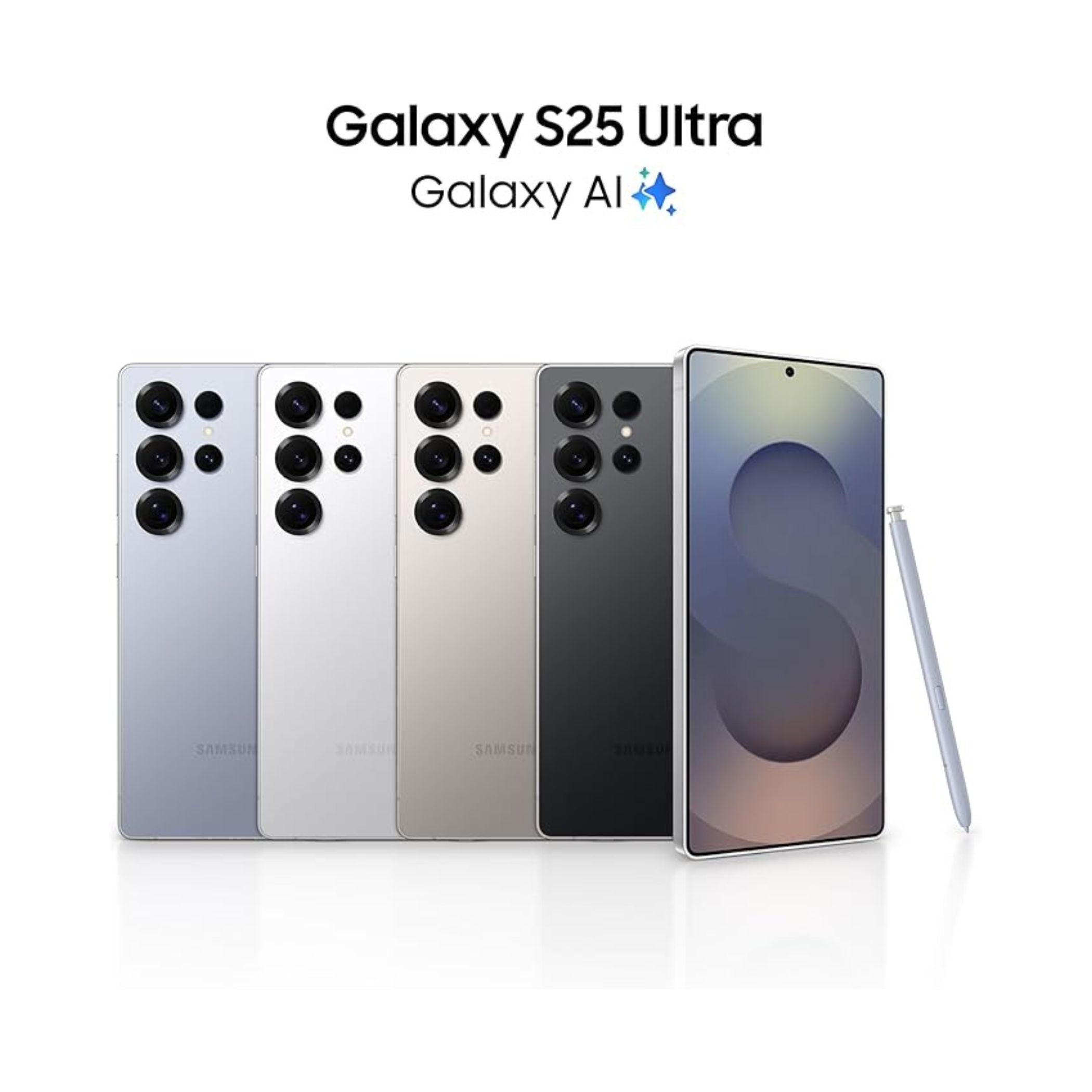 Samsung Galaxy S25 Ultra AI Phone, 512GB Storage, 12GB RAM, Titanium Gray, Android Smartphone, 200MP Camera, S Pen, Long Battery Life (UAE Version)