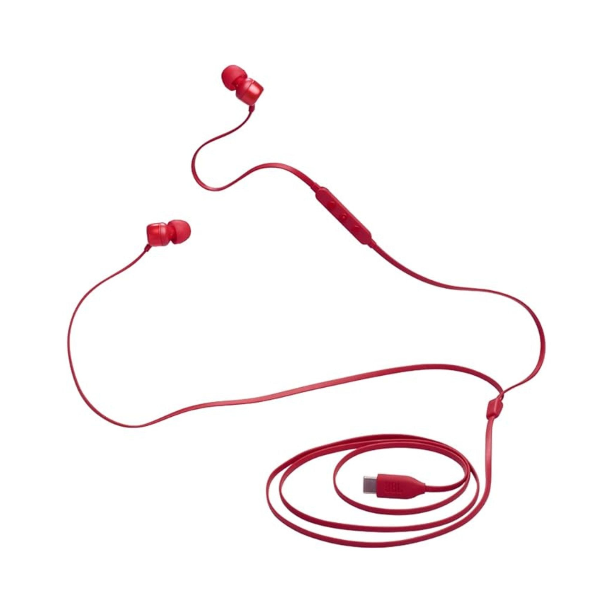 JBL T310C USB-C Wired Earphones - Red