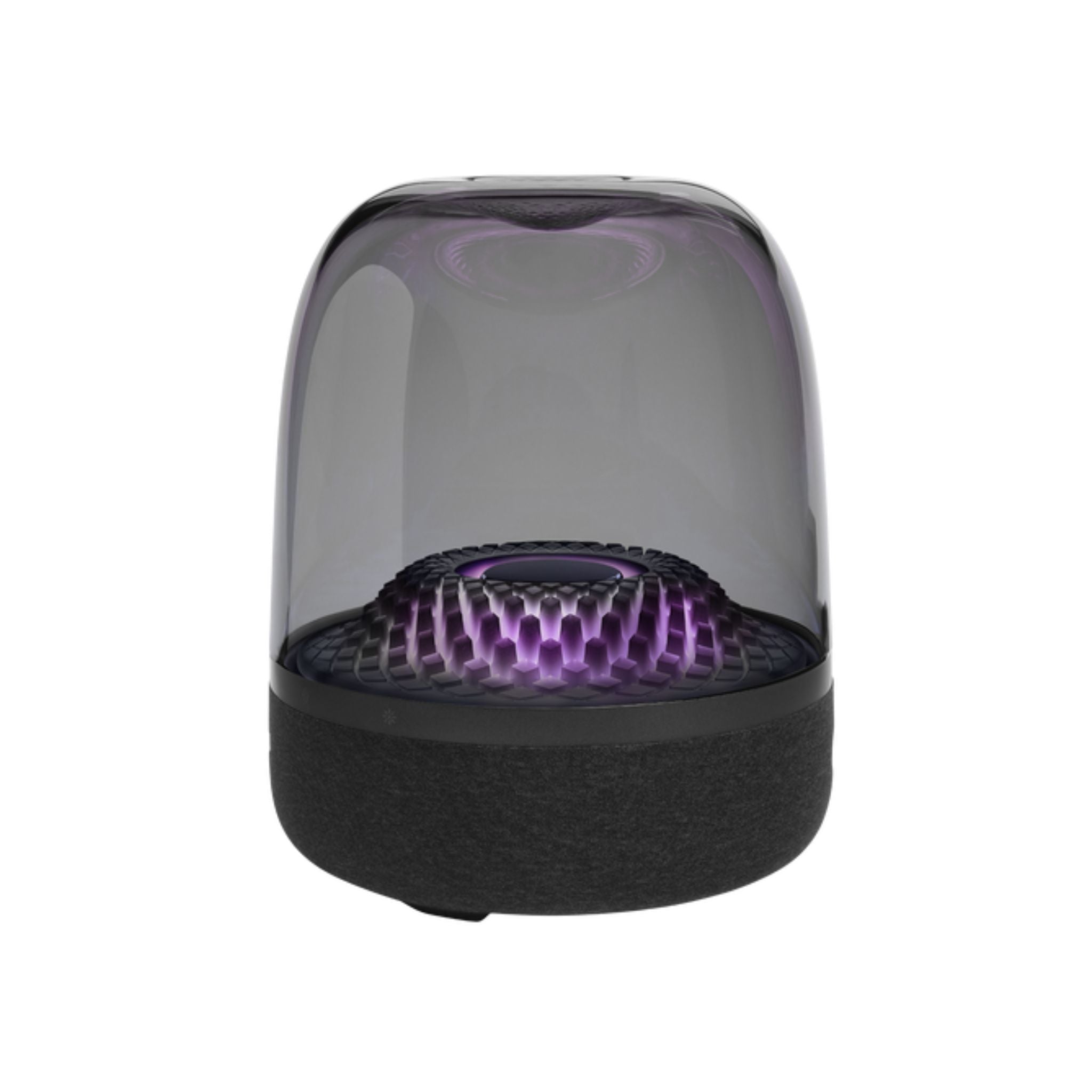 Harman Kardon Aura Studio 4 Wireless Stereo Speaker, Superior Sound performance, Unique diamond-effect lighting that dances to the music - Black