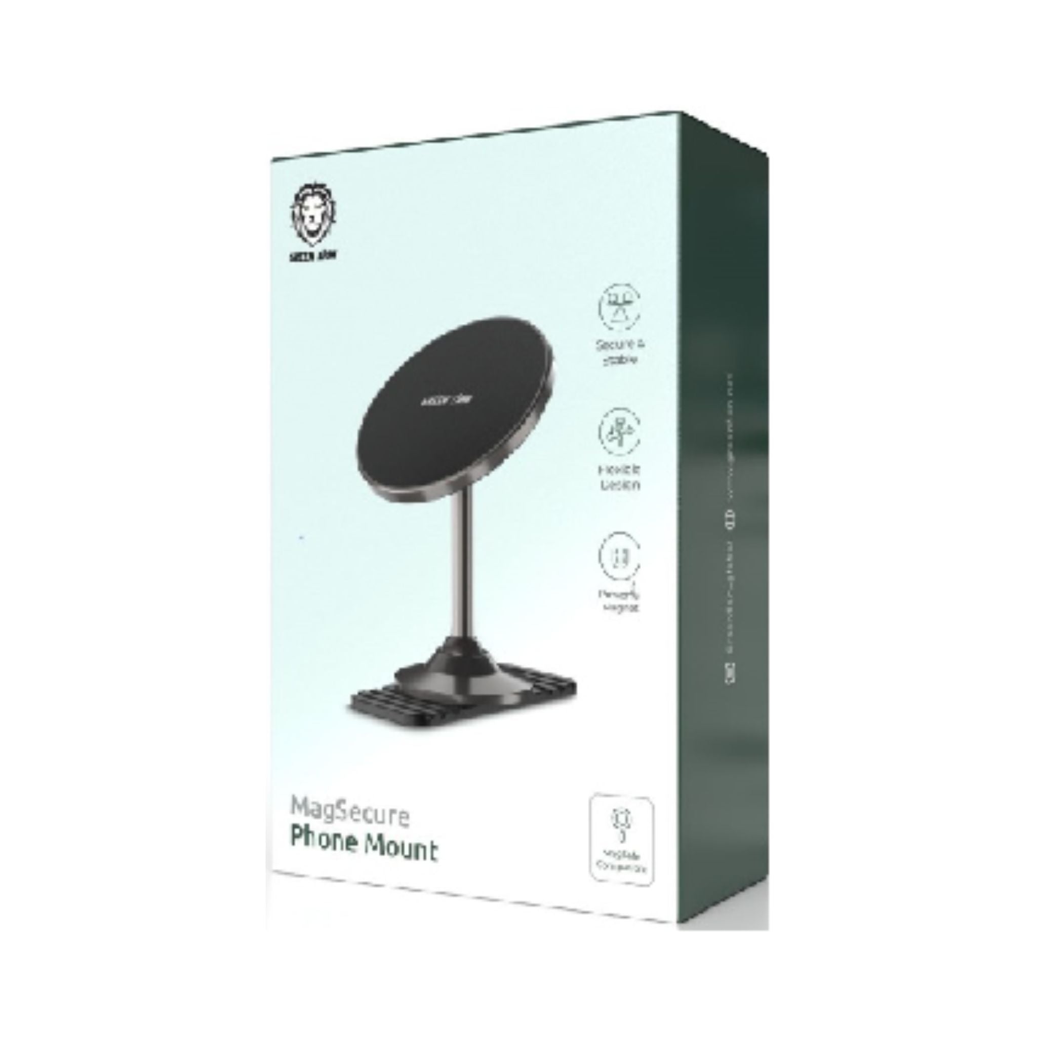 Green Lion MagSecure Phone Holder - Black