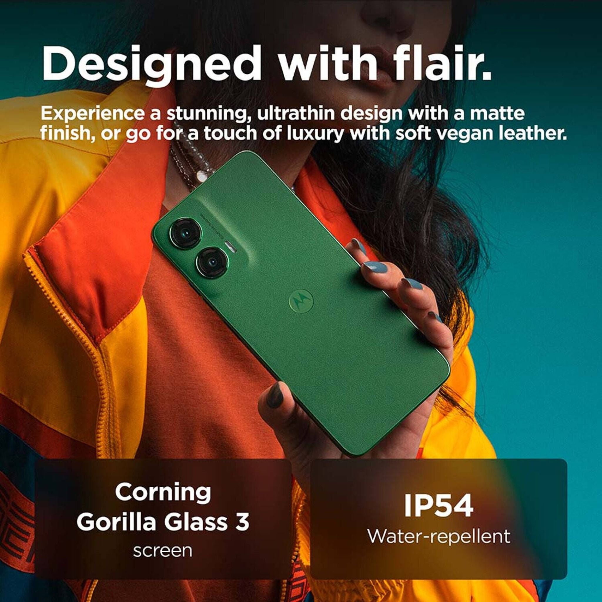 Motorola G35 5G Dual SIM Mobile Phone, 6.72" FHD+ LCD 120 Hz Display, UNISOC T760 Processor, 8GB RAM, 128GB ROM, 5000mAh Battery, Android 14 OS, , Leaf Green