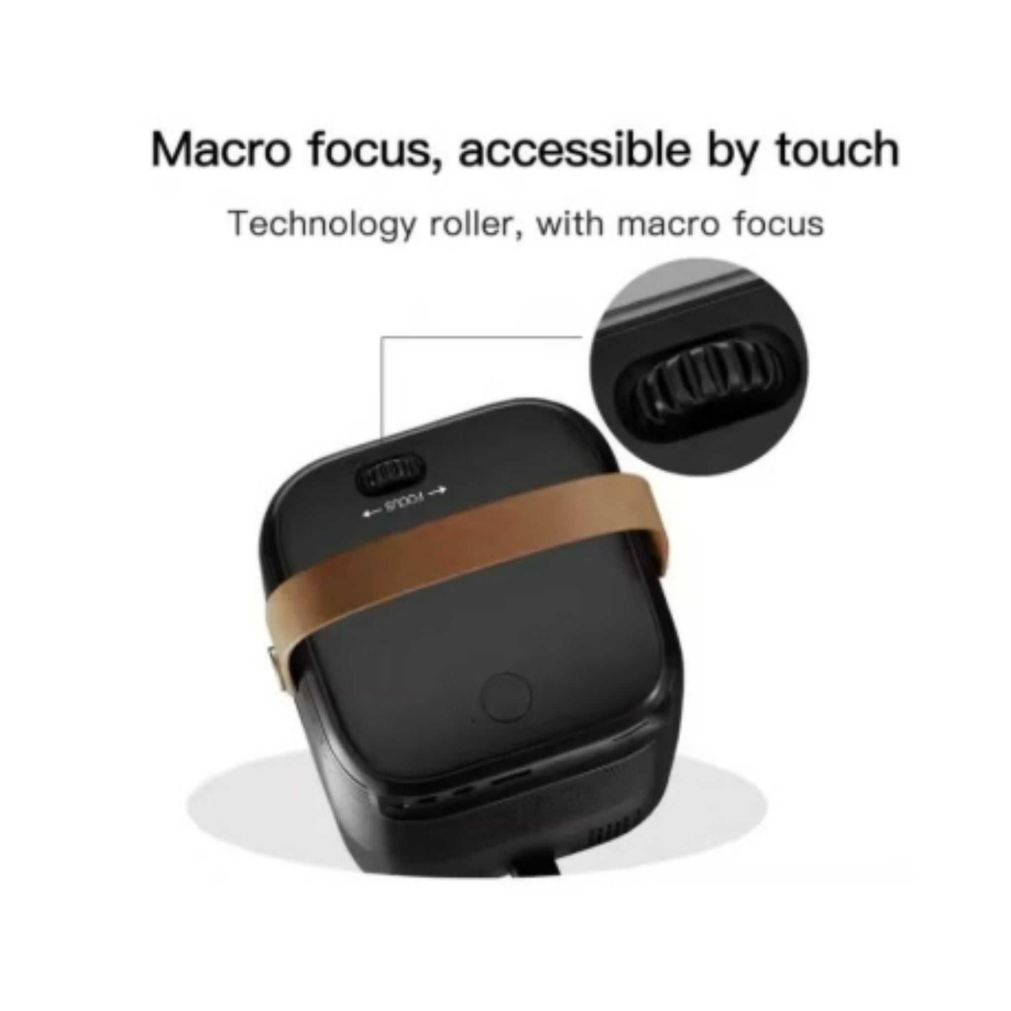 Umiio A007 Portable Smart Intelligence Projector Full HD 1080P, Android Video Projector with 5G WiFi & Bluetooth, Compatible With iOS Android HuaweiCast Suitable for Outdoor Meeting and Home Theater -Black