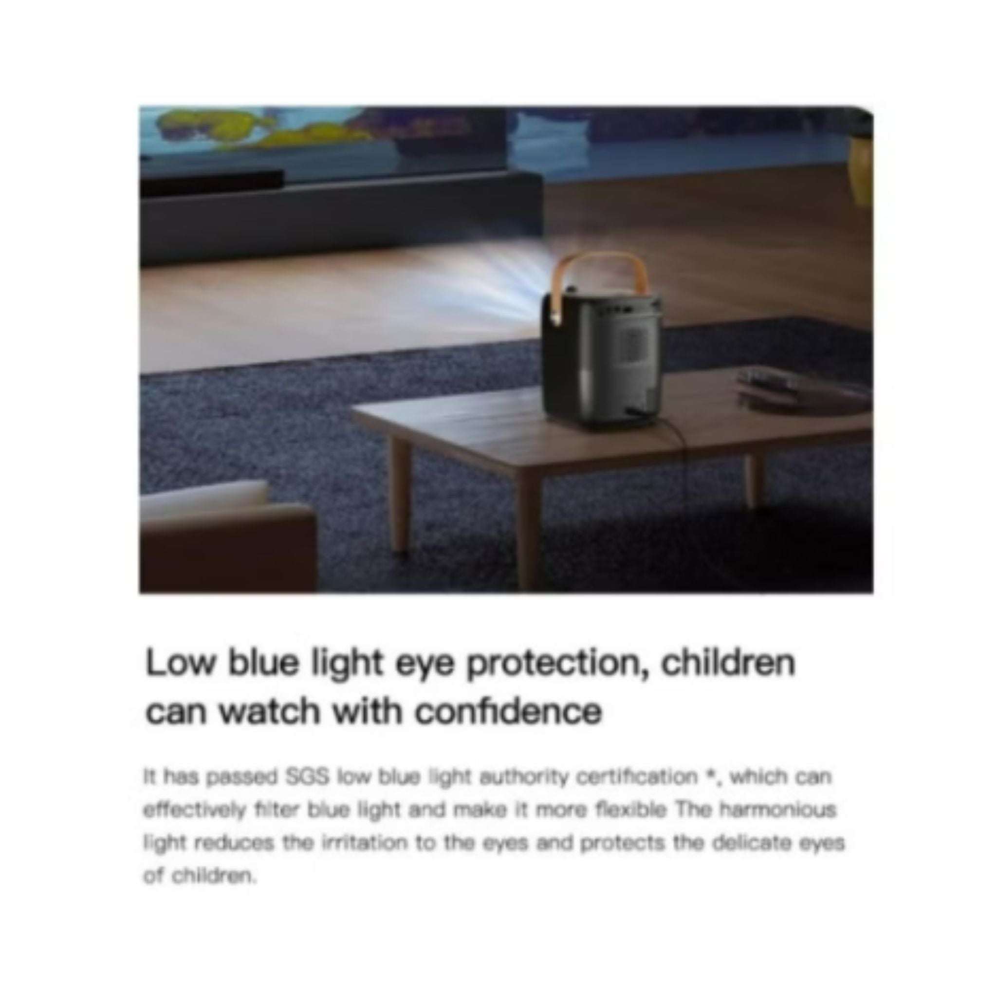 Umiio A007 Portable Smart Intelligence Projector Full HD 1080P, Android Video Projector with 5G WiFi & Bluetooth, Compatible With iOS Android HuaweiCast Suitable for Outdoor Meeting and Home Theater -Black
