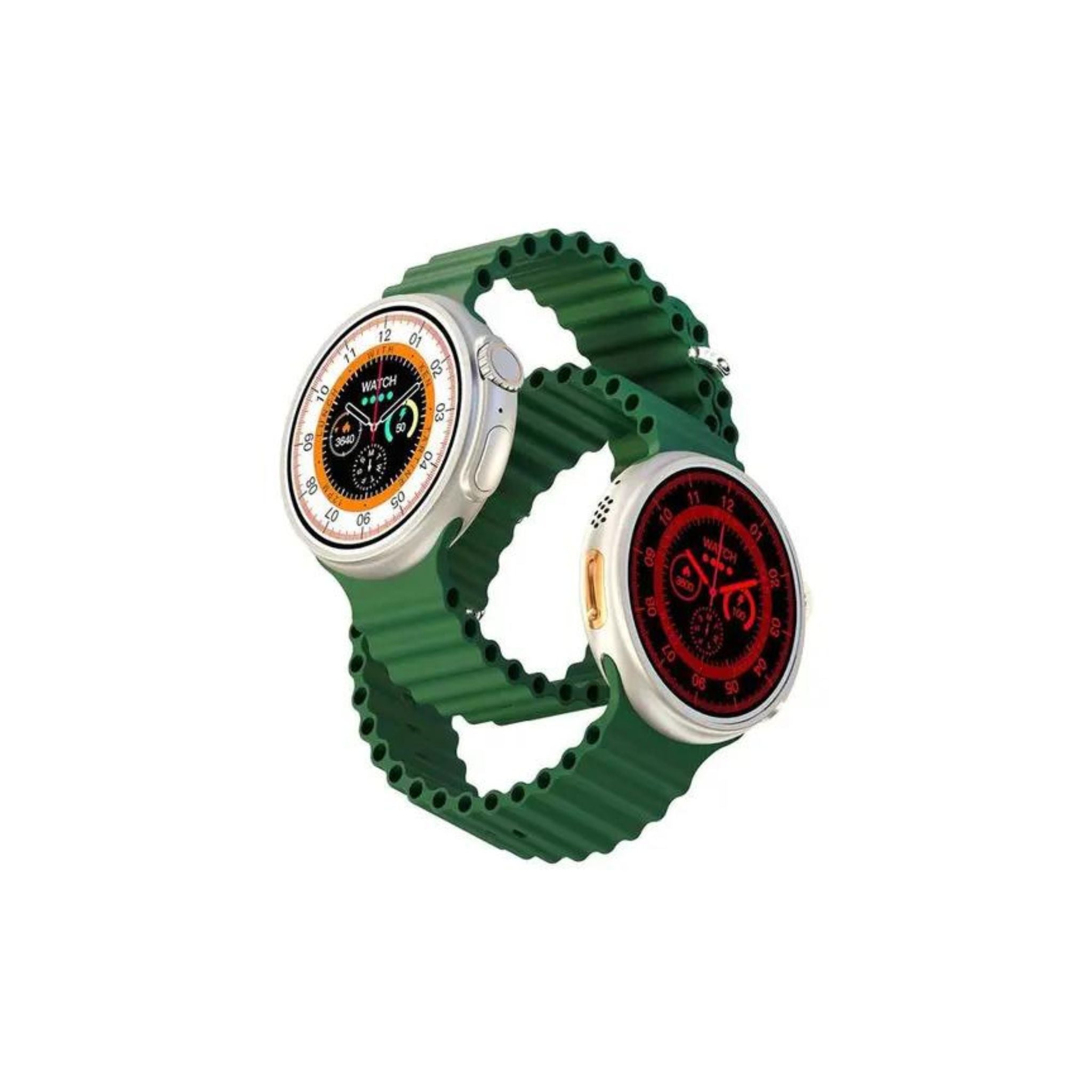 Porodo Ultra Evo Smart Watch 1.51" Wide Touch Screen - Green