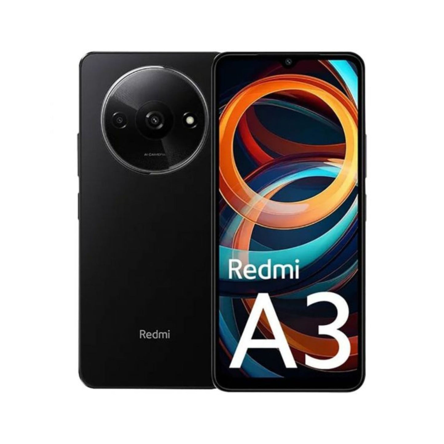 Redmi A3 Dual Sim Midnight Black 4Gb Ram 128Gb 4G - Global Version