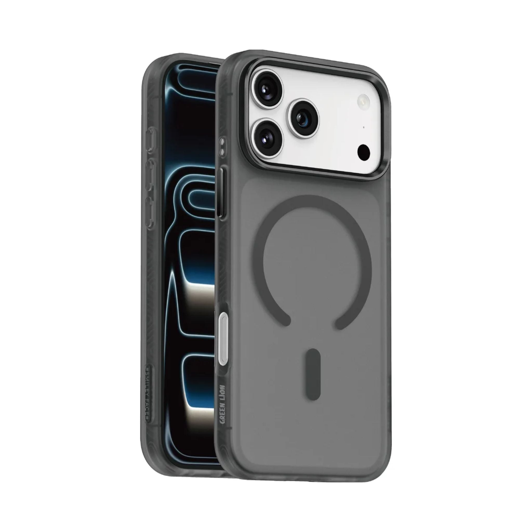 Green Lion Matte MagSafe X Case for iPhone 18 Pro - Black
