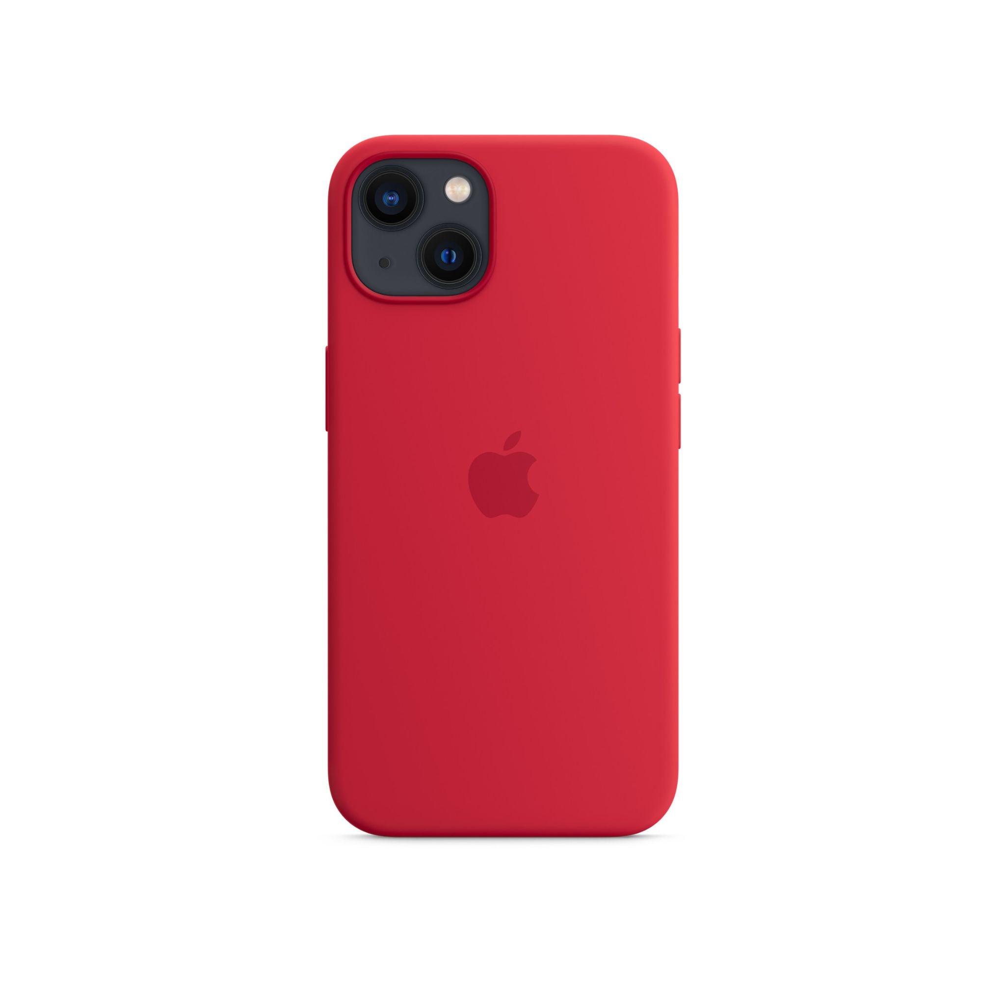 APPLE iPhone 13 Mini Silicone Case magsafe _RED
