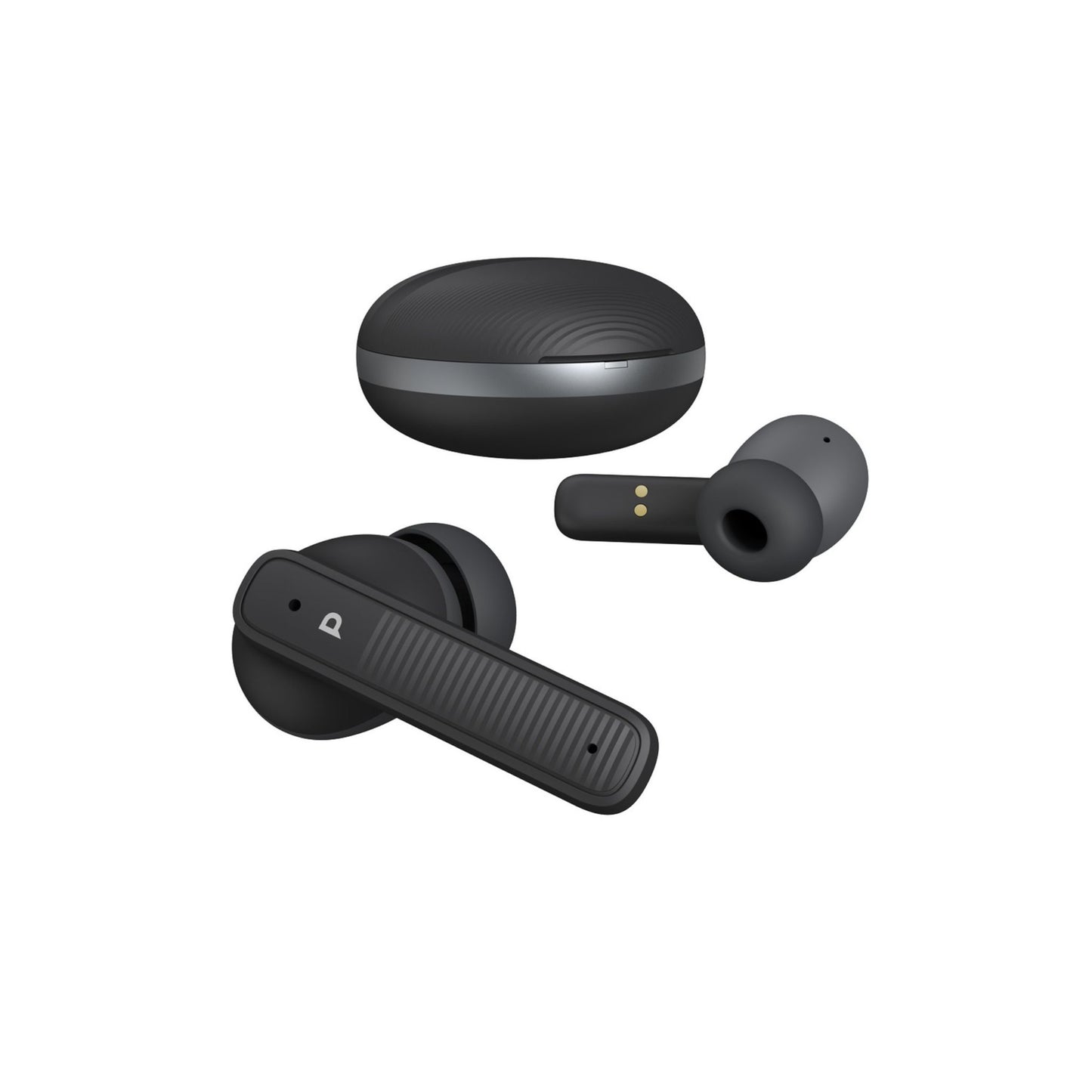 Powerology TWS Earphone with Quard Mic ENC - Black