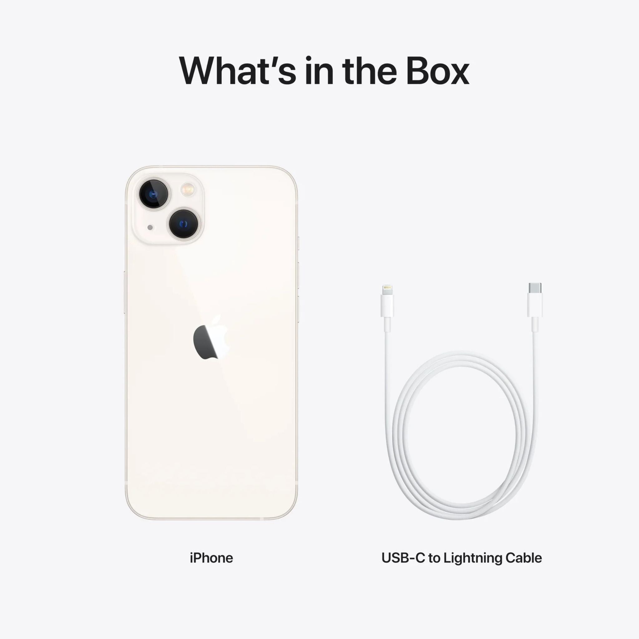 Apple iPhone 13 (128GB) - Starlight -Middle East Version