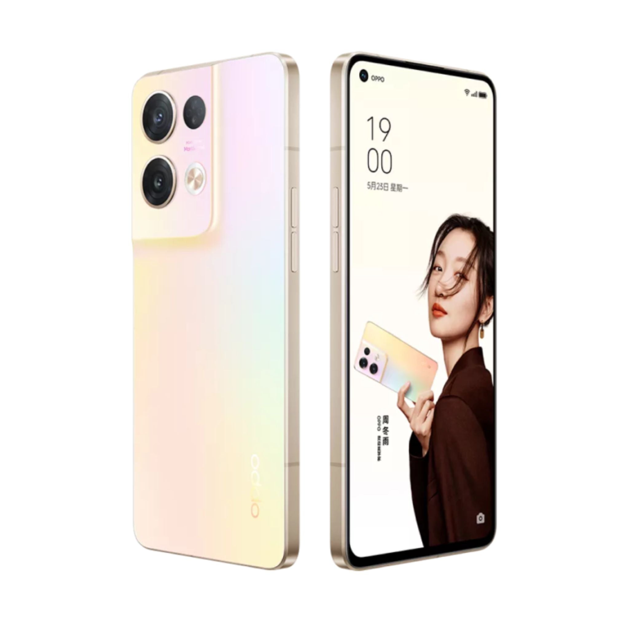 OPPO Reno8 Pro 5G Dual SIM 12GB RAM 256GB ROM Shimmer Gold - International Version