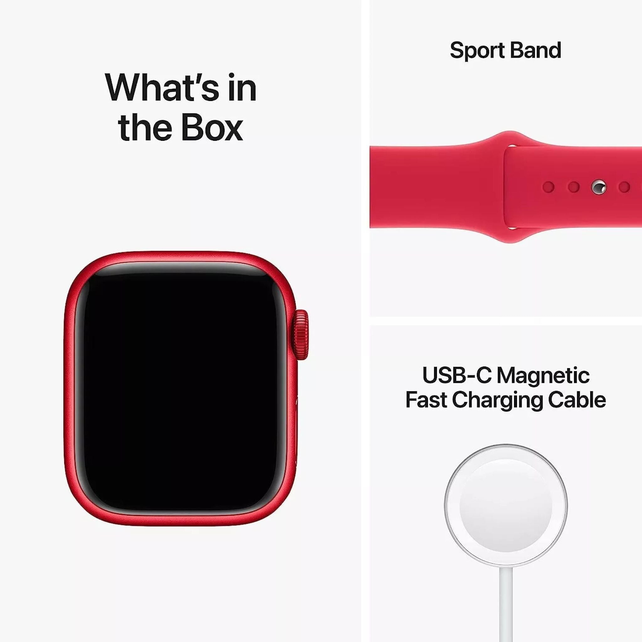 Apple Watch Series 8 GPS 45mm Product(RED) Aluminium Case With Product(RED) Sport Band
