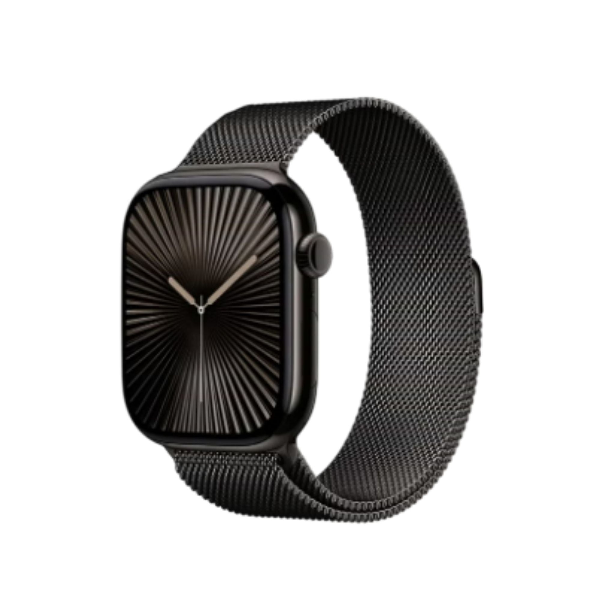 Telzeal WH10 Mini Series 10 Smart Watch – 1.43" AMOLED Display, 30M Depth Waterproof, Fitness & Health Tracking, Compatible with Android & iOS, Silicone Strap-Black