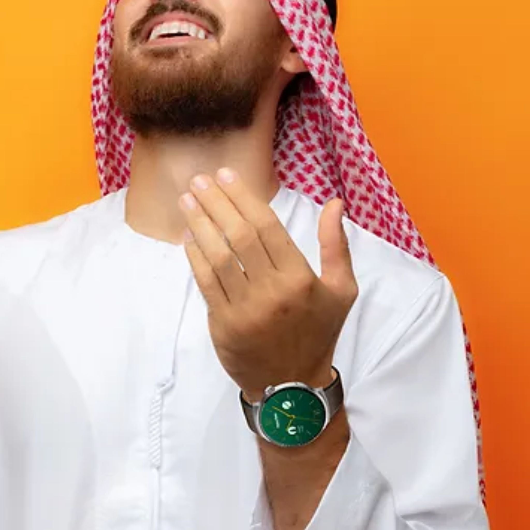 Haino Teko Germany RW-50 Super Max Smartwatch with Round Curved AMOLED Display and 3 Strap Pairs – Silver (Unisex)