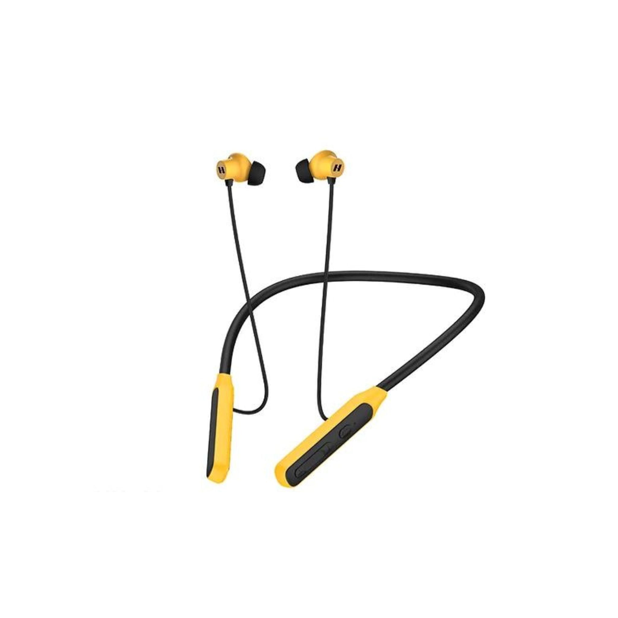 Haino Teko Germany HN-41 Neckband Wireless Earphone_Black & Yellow