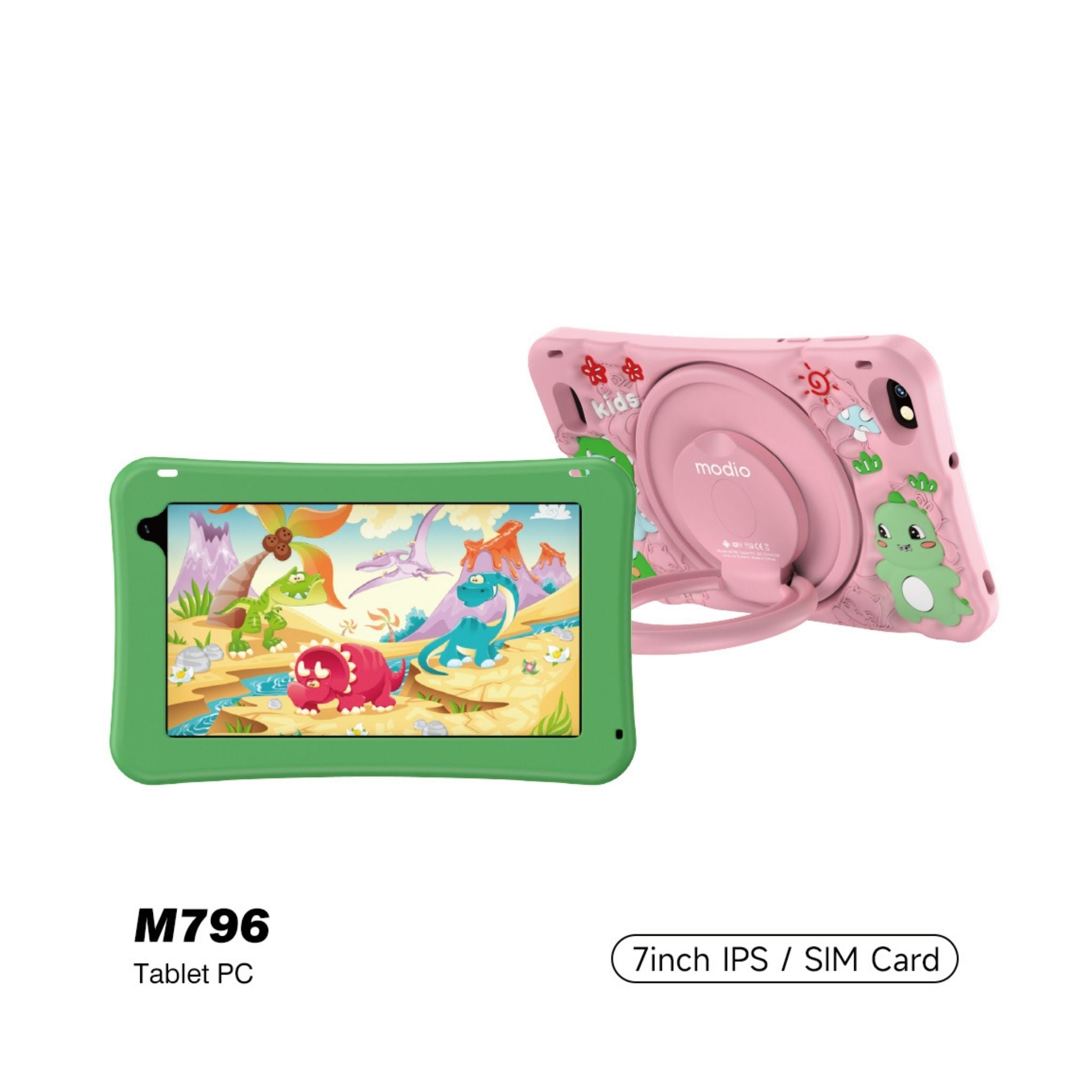 Modio M796 5G (6GB RAM+256GB ROM) WiFi Tablet-Pink