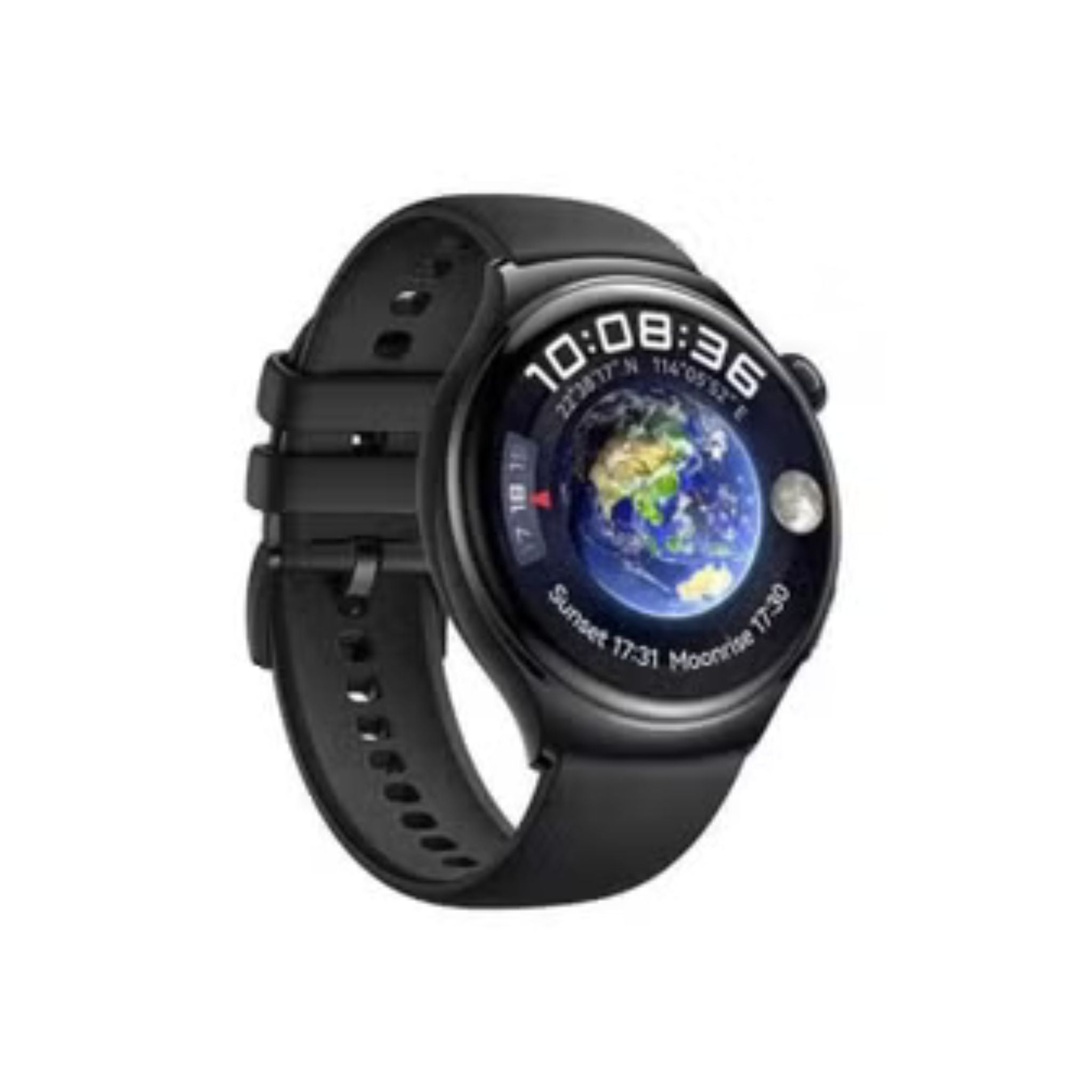 Haino Teko RW-32 Smart Watch_AMOLED_Carved Glass Display-Silicone + Stainless Steel 3 Strap,Bluetooth_Black