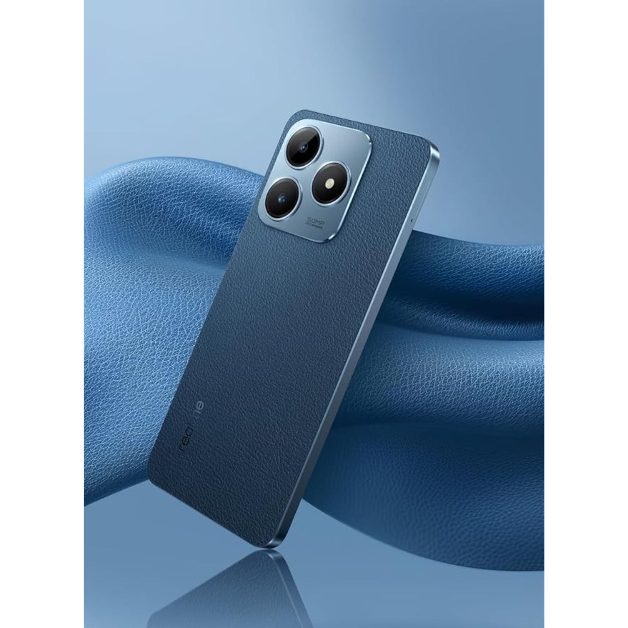 Realme C63 4G  Dual SIM 6GB RAM 128GB - Middle East Version- Leather Blue