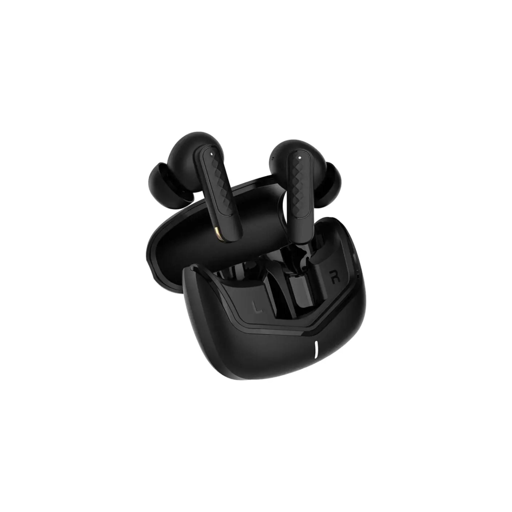 Green Lion TUNE X True Wireless Earbuds, Quad-Mic ENC, IPX5 Waterproof, Touch Control, 5-6 Hrs Playtime, Type-C Charging, Noise Reduction, Enhanced Audio Experience, In-App Control-White