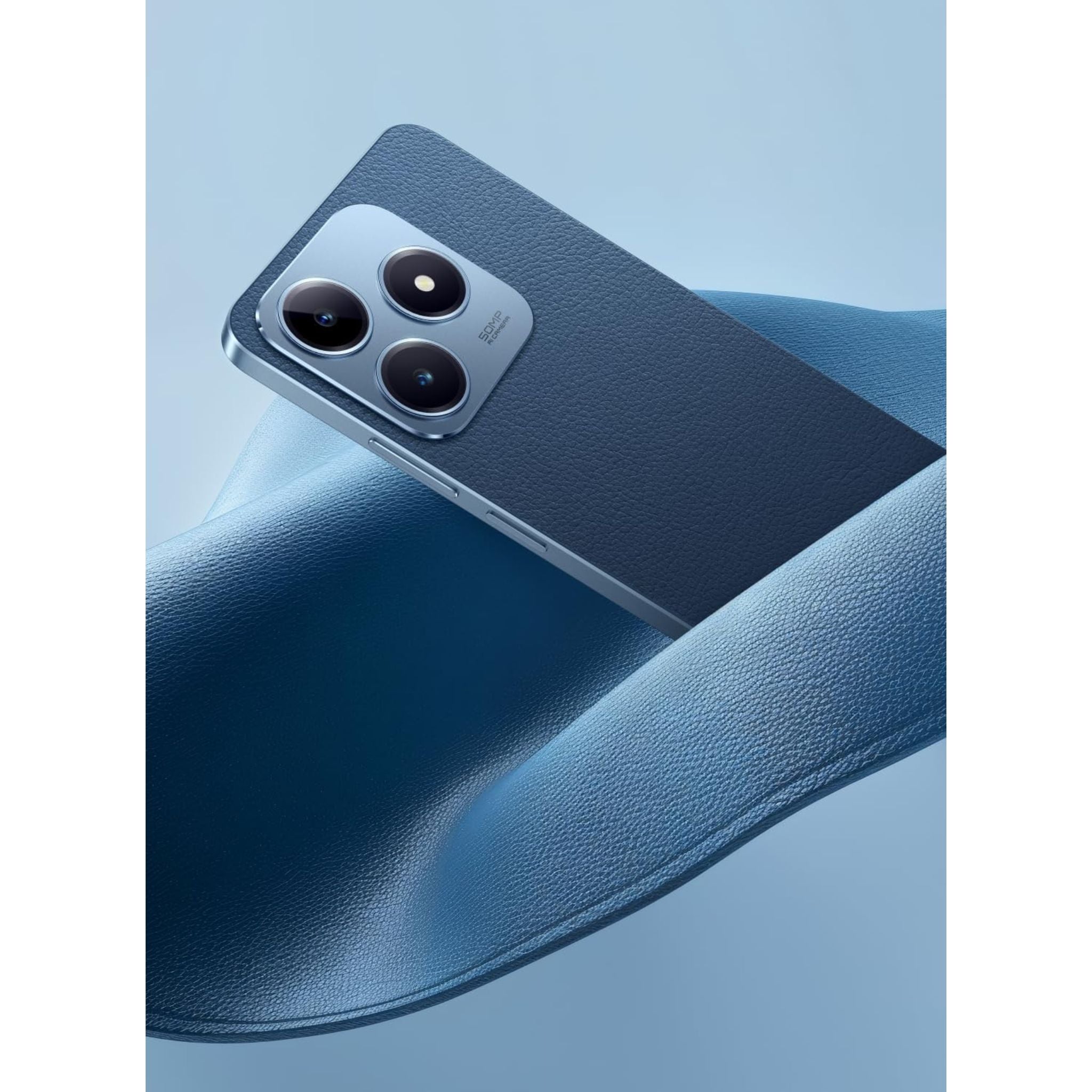 Realme C63 4G  Dual SIM 6GB RAM 128GB - Middle East Version- Leather Blue